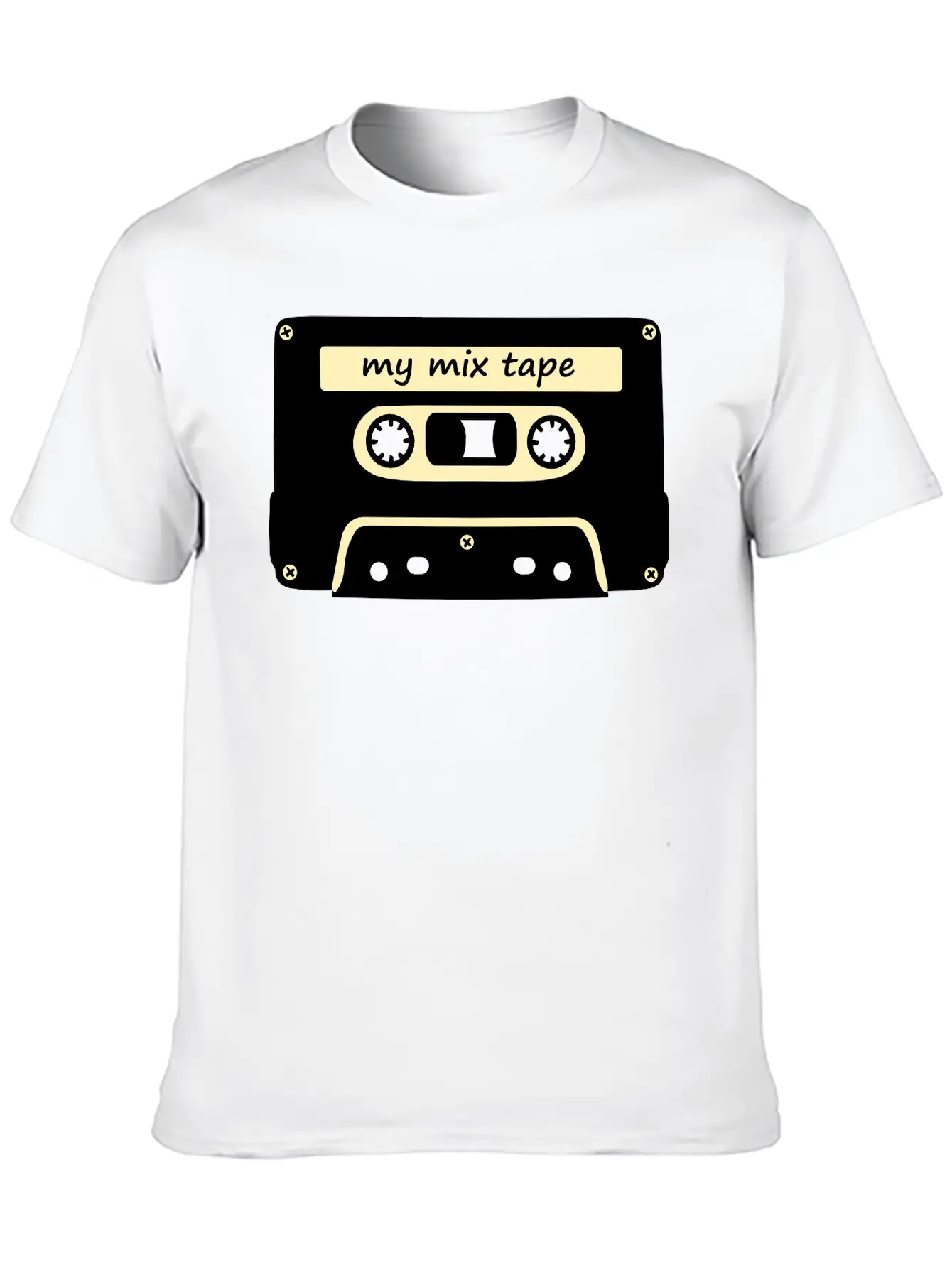 My Mix Tape - Retro Music Cassette Lightweight Cotton T-Shirt – Daily Comfort Graphic Shirt