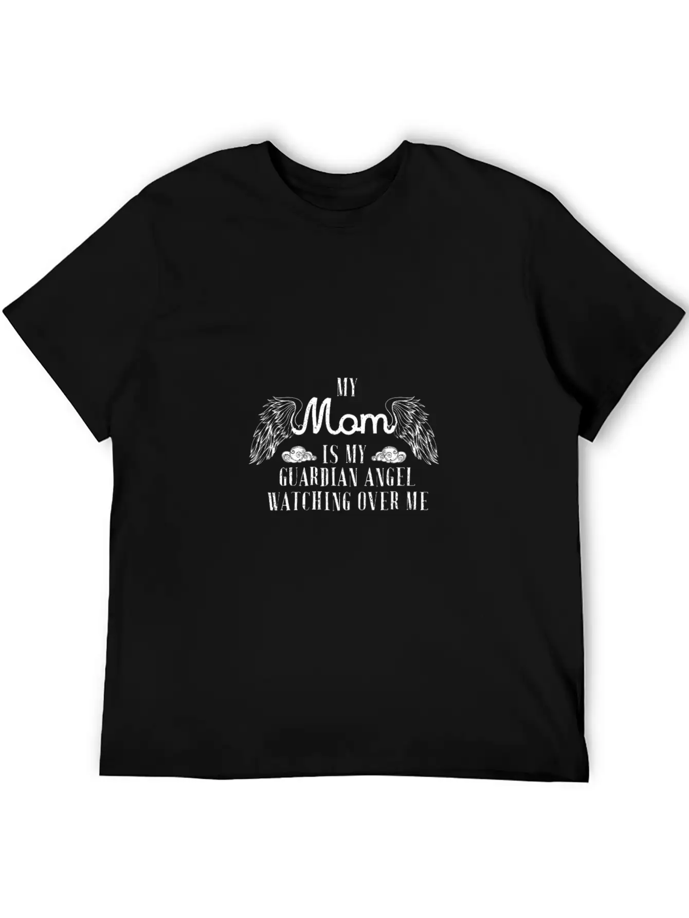 My Mom Is My Guardian Angel T Shirt Modern Fit Casual T-Shirt – Clean And Versatile Design