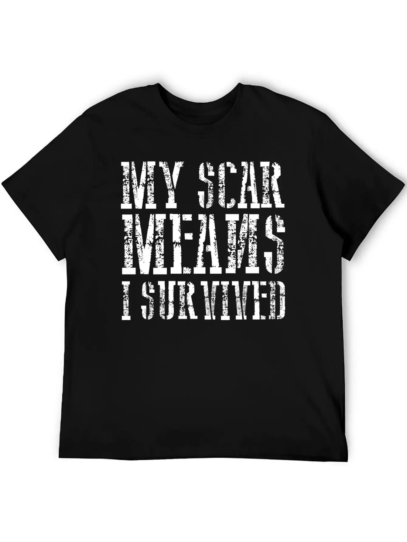 My Scar Means I Survived 2 Unisex Casual T-Shirt – Clean Design For Daily Comfort