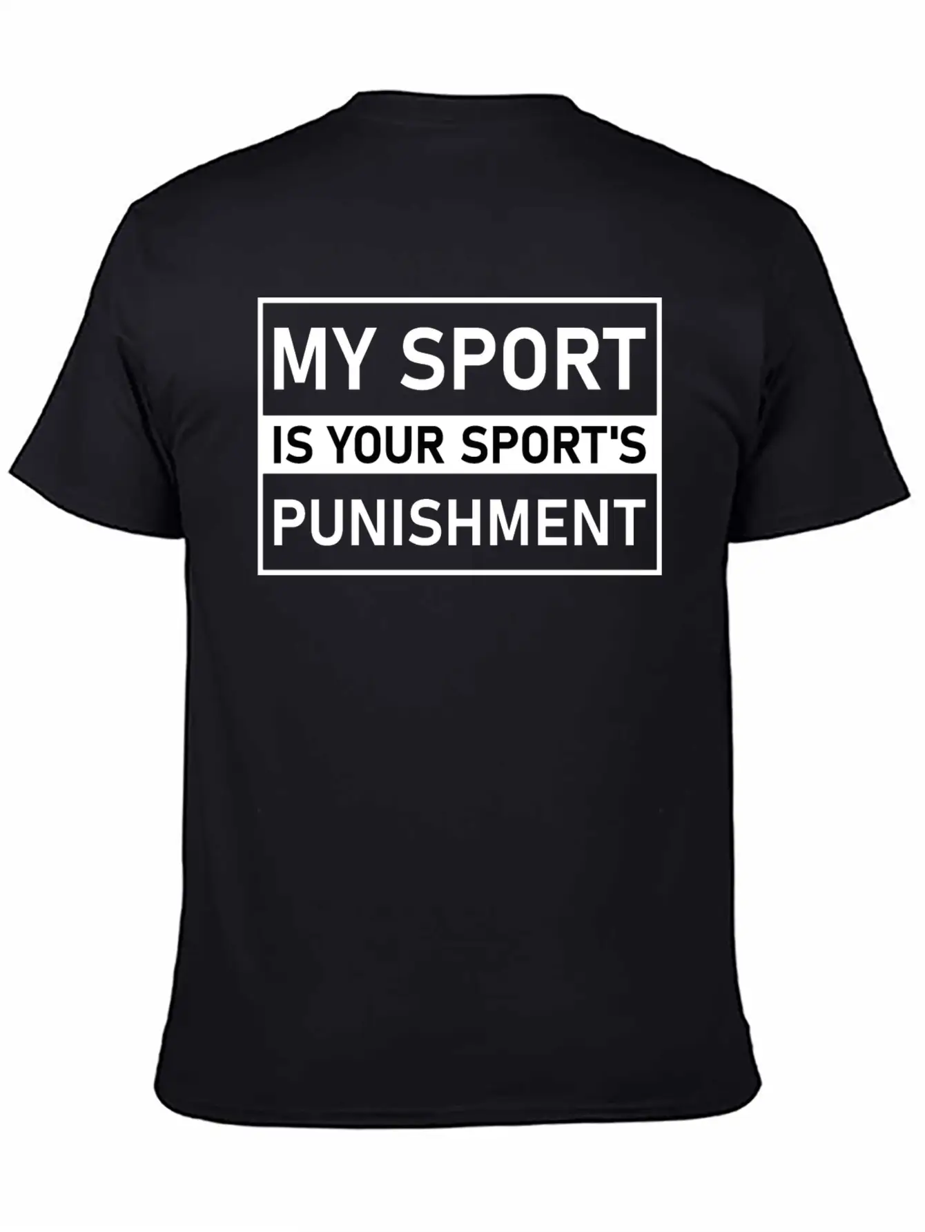 My Sport Is Your Sport's Punishment Cross Country Modern Fit Casual T-Shirt – Clean And Versatile Design