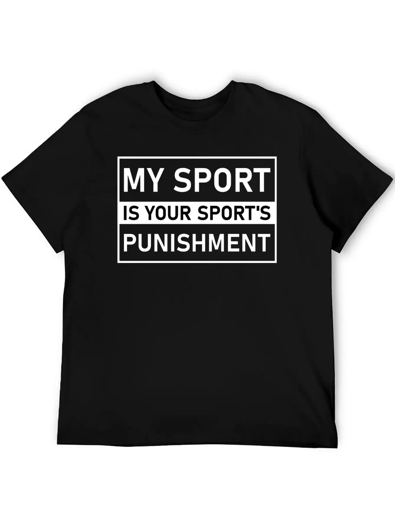 My Sport Is Your Sport's Punishment Cross Country Modern Fit Casual T-Shirt – Clean And Versatile Design