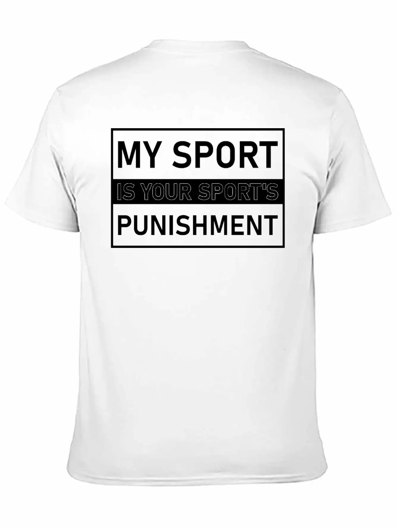My Sport Is Your Sport's Punishment Cross Country Modern Fit Casual T-Shirt – Clean And Versatile Design