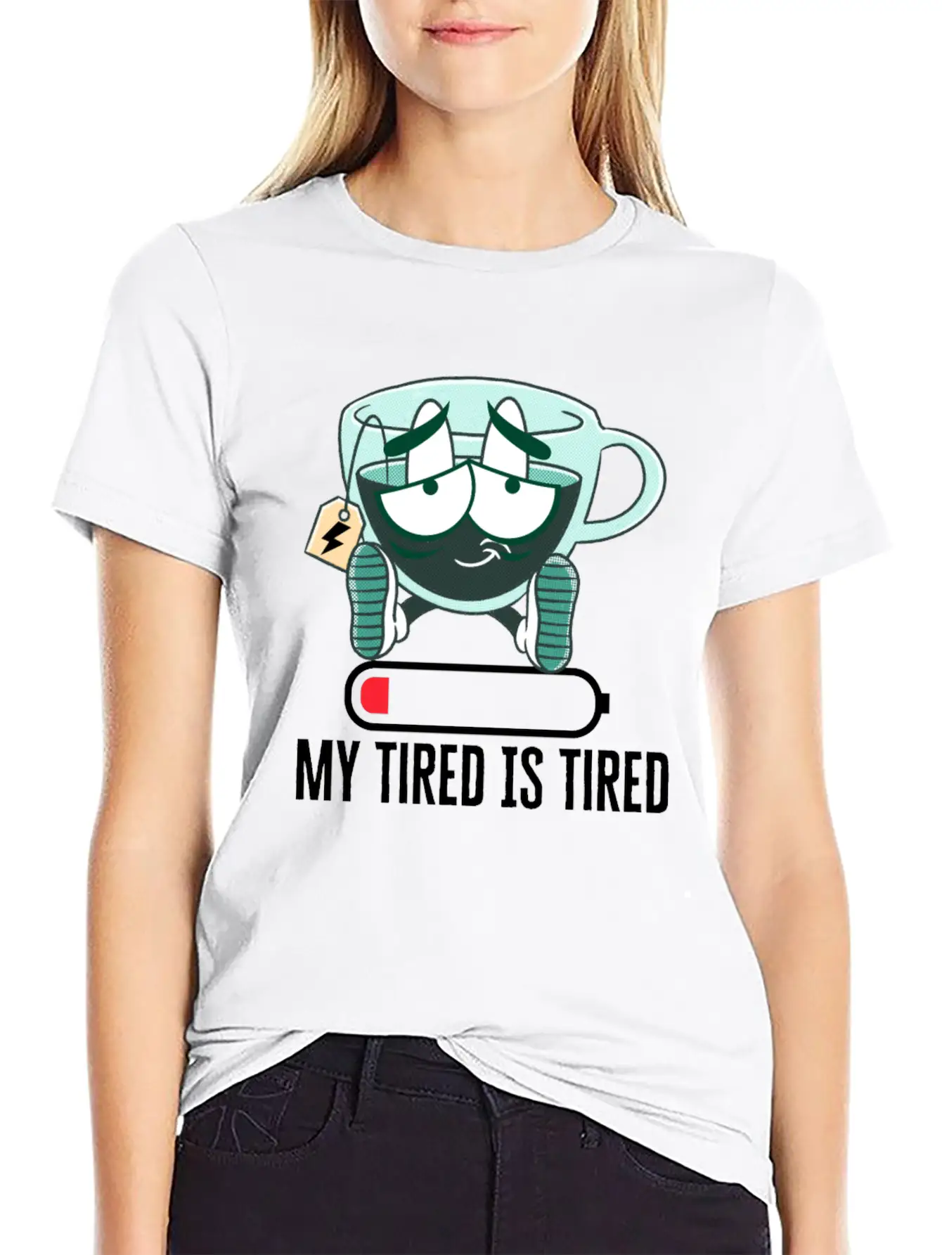 My Tired IS Tired W Classic Fit Graphic Tee For Daily Comfort – Unisex Cotton Shirt