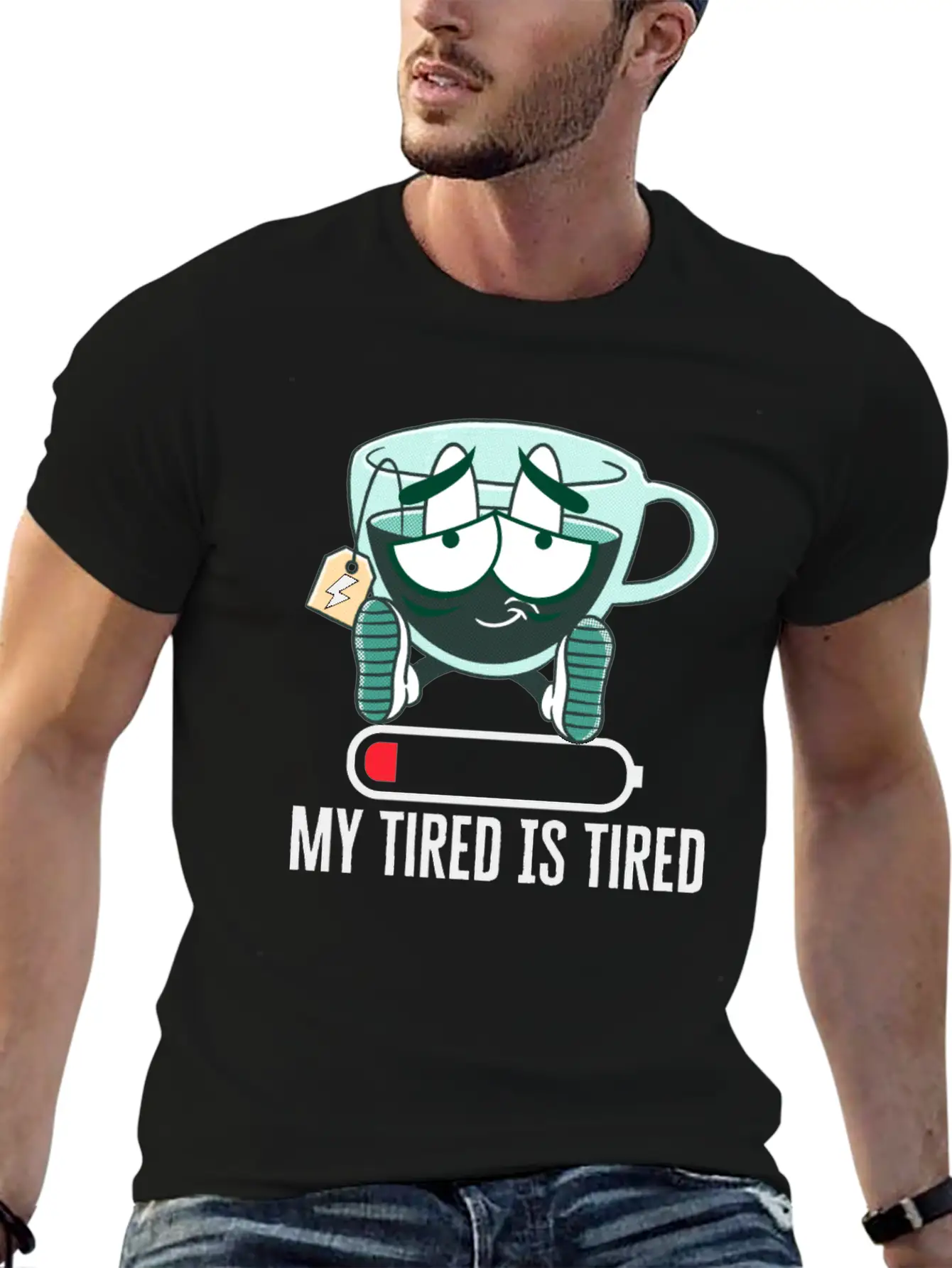My Tired IS Tired W Classic Fit Graphic Tee For Daily Comfort – Unisex Cotton Shirt