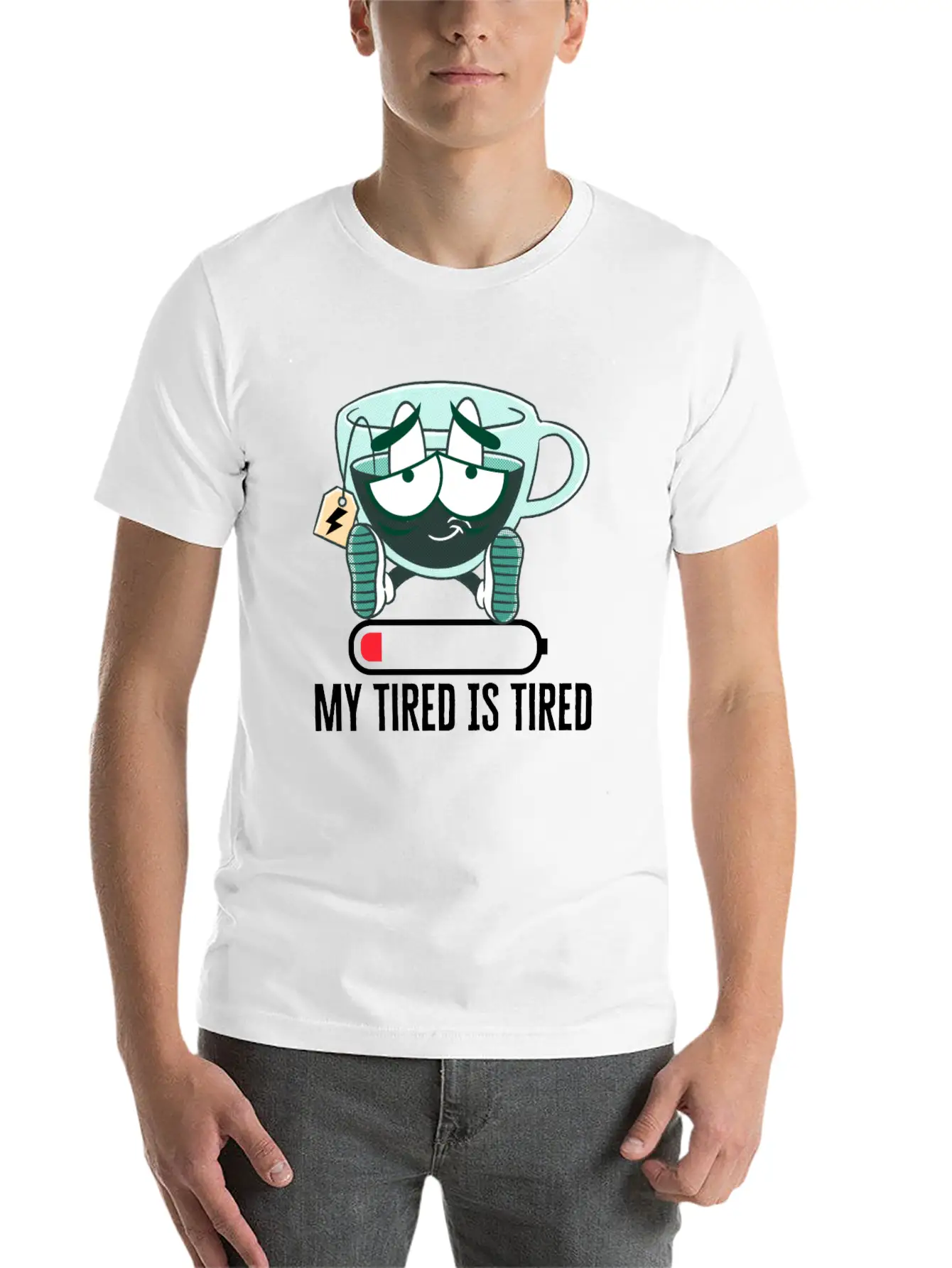 My Tired IS Tired W Classic Fit Graphic Tee For Daily Comfort – Unisex Cotton Shirt