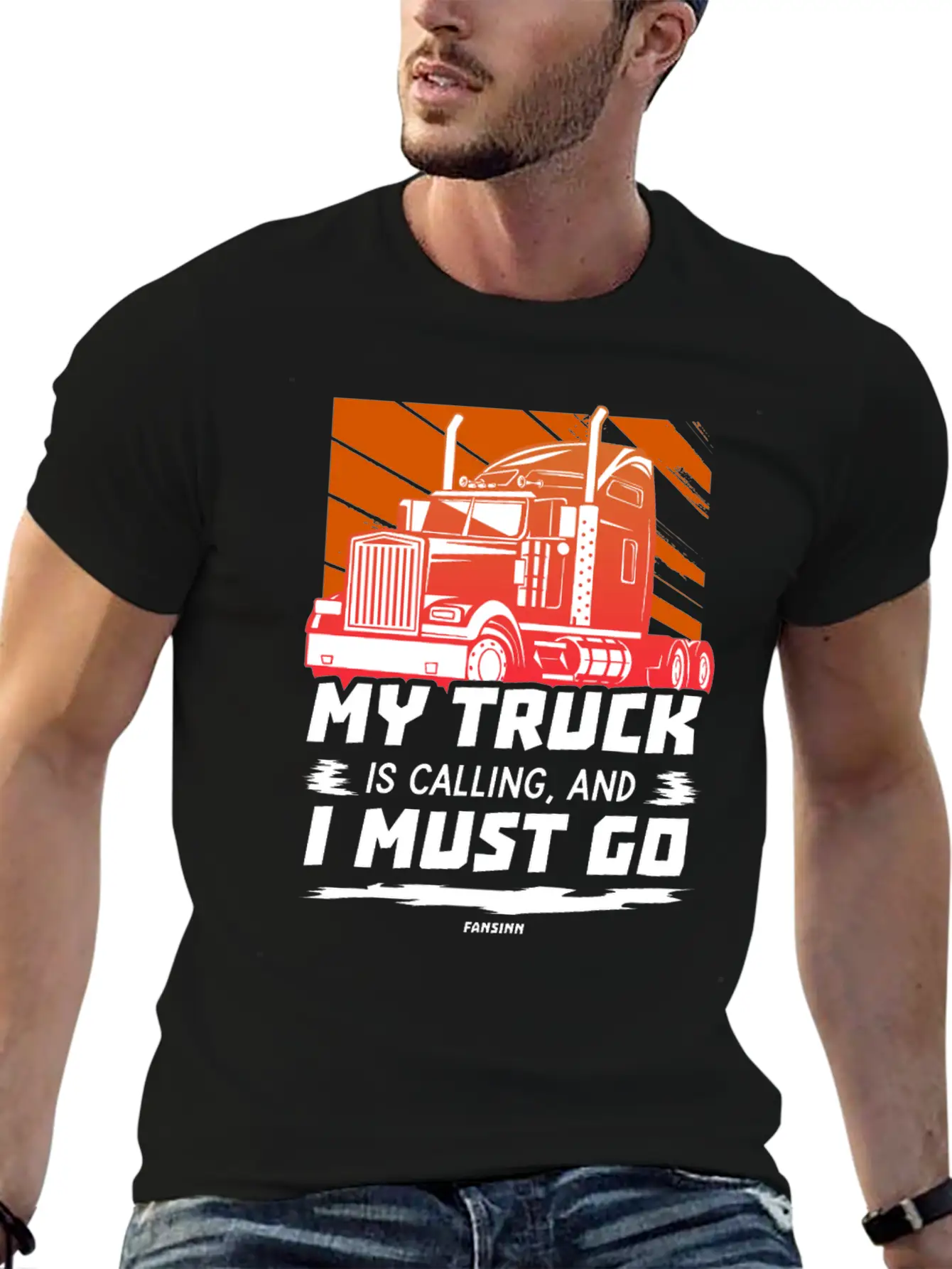 My Truck Is Calling And I Must Go Unisex Casual T-Shirt – Clean Design For Daily Comfort