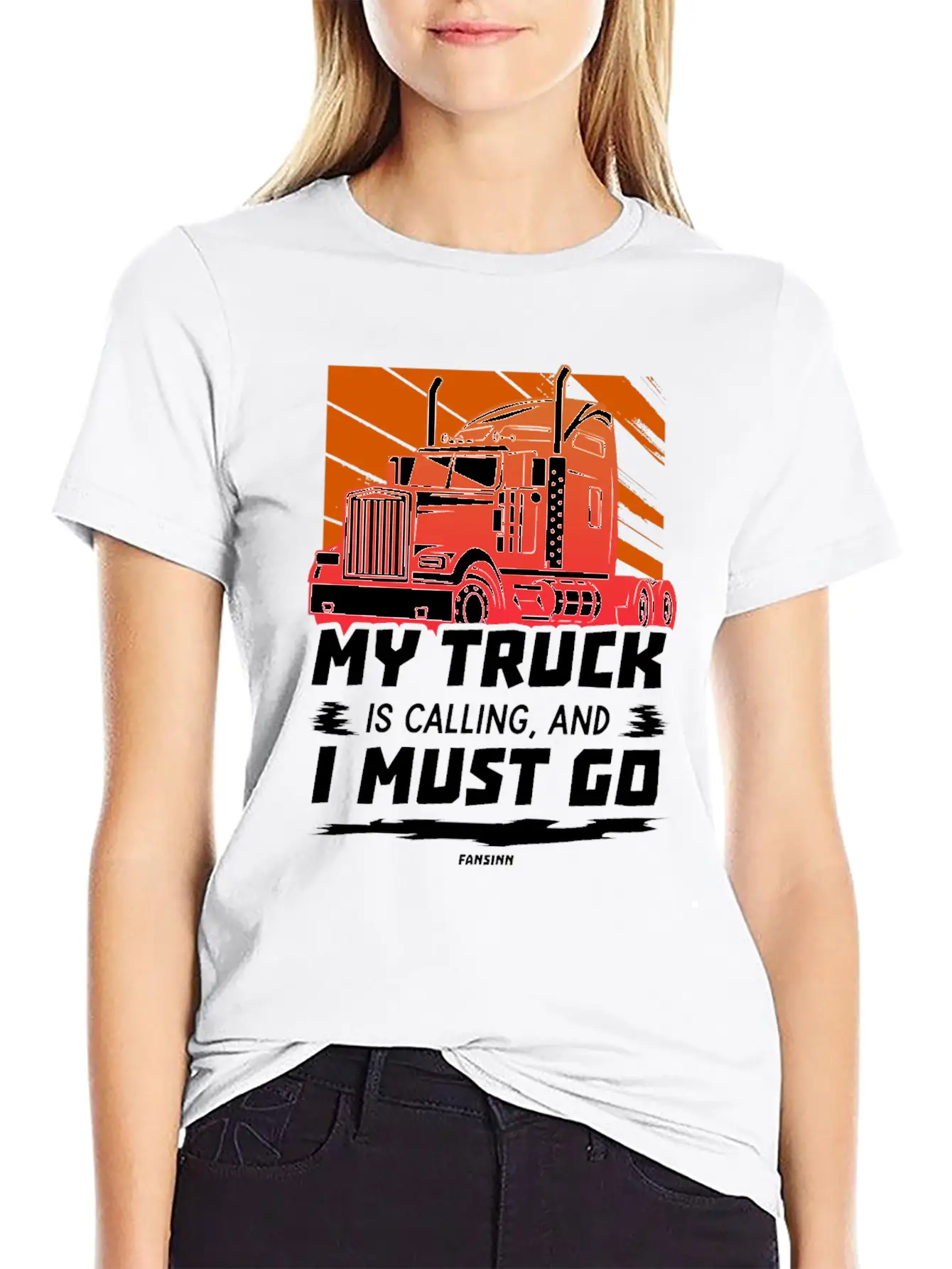 My Truck Is Calling And I Must Go Unisex Casual T-Shirt – Clean Design For Daily Comfort