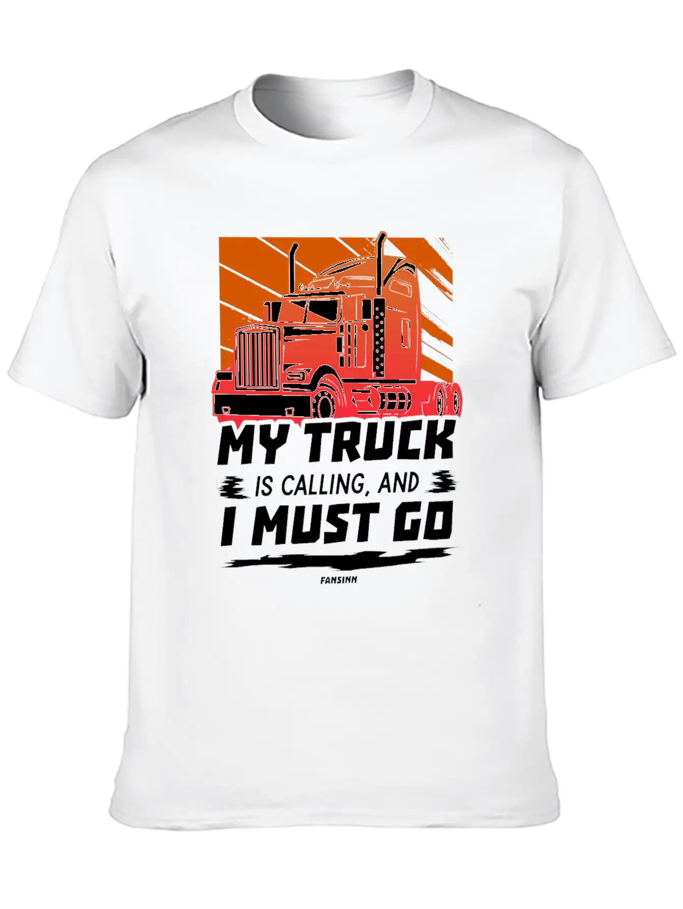 My Truck Is Calling And I Must Go Unisex Casual T-Shirt – Clean Design For Daily Comfort