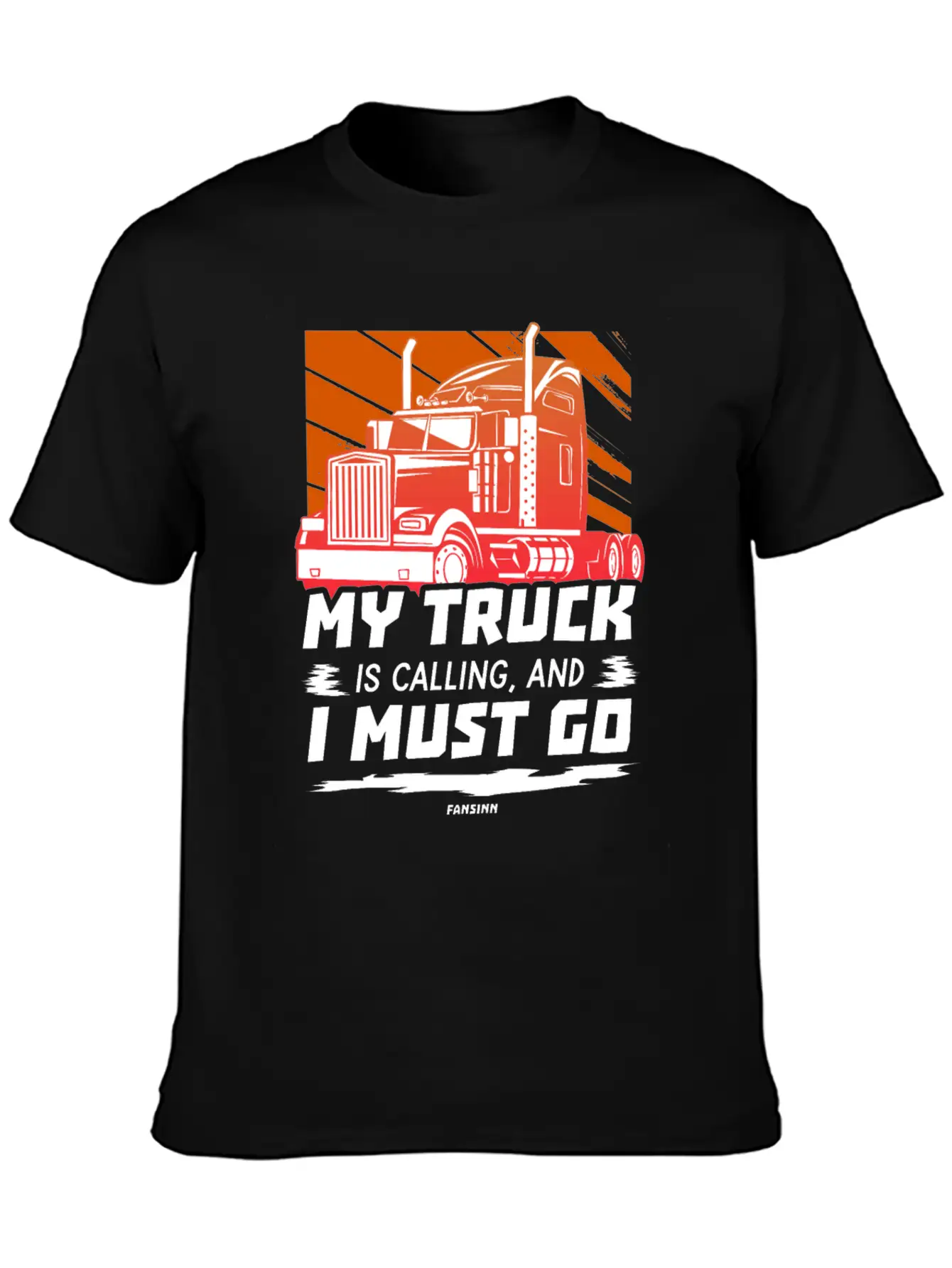 My Truck Is Calling And I Must Go Unisex Casual T-Shirt – Clean Design For Daily Comfort