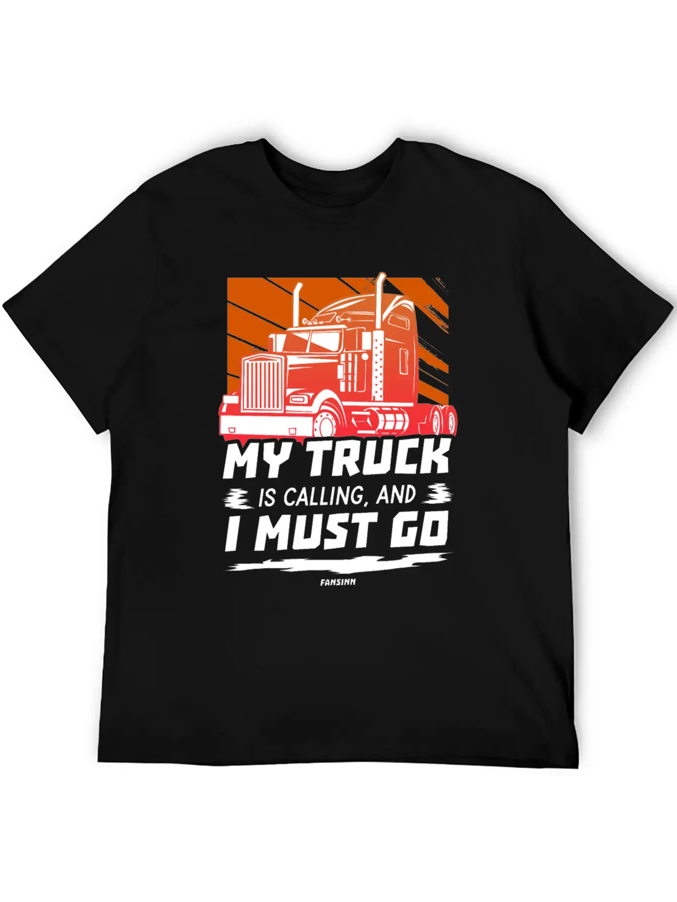My Truck Is Calling And I Must Go Unisex Casual T-Shirt – Clean Design For Daily Comfort