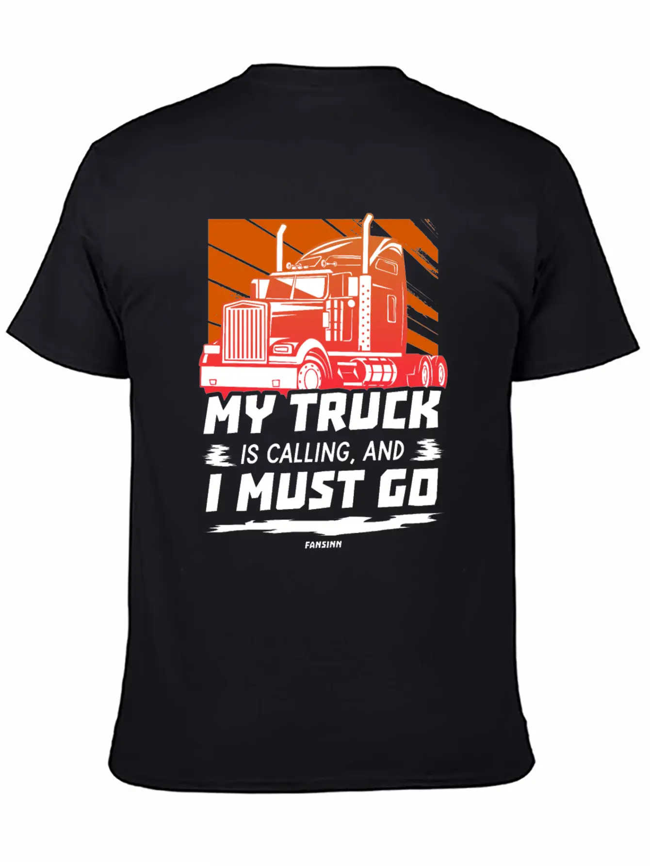 My Truck Is Calling And I Must Go Unisex Casual T-Shirt – Clean Design For Daily Comfort