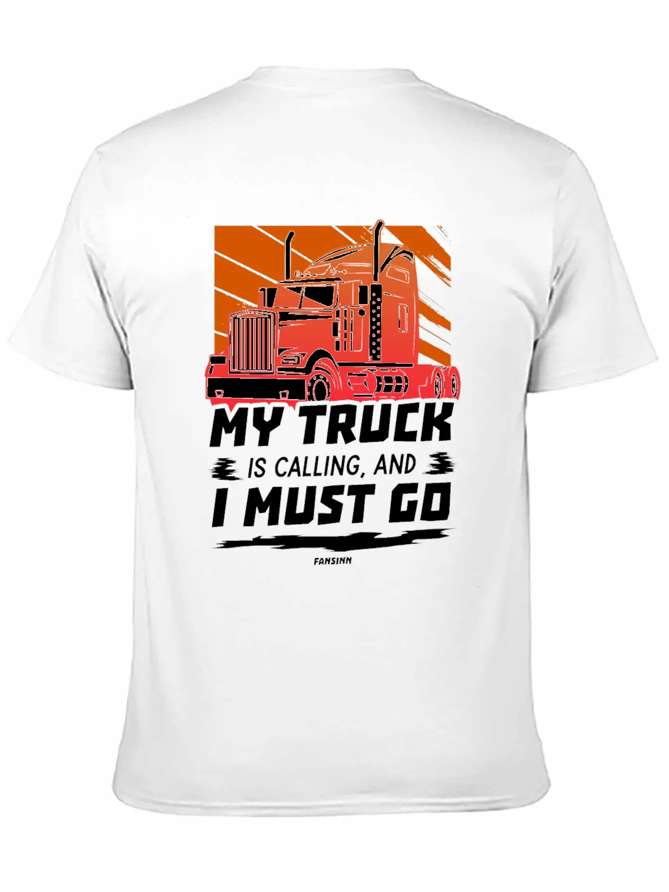 My Truck Is Calling And I Must Go Unisex Casual T-Shirt – Clean Design For Daily Comfort