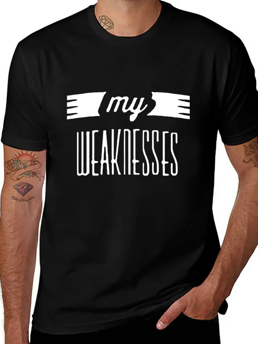 My Weaknesses Style Essential Cotton Tee For Daily Outfits – Unisex Style