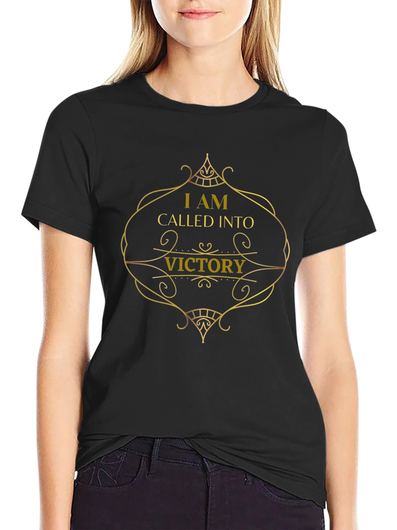 Victory Mens Black T-Shirt