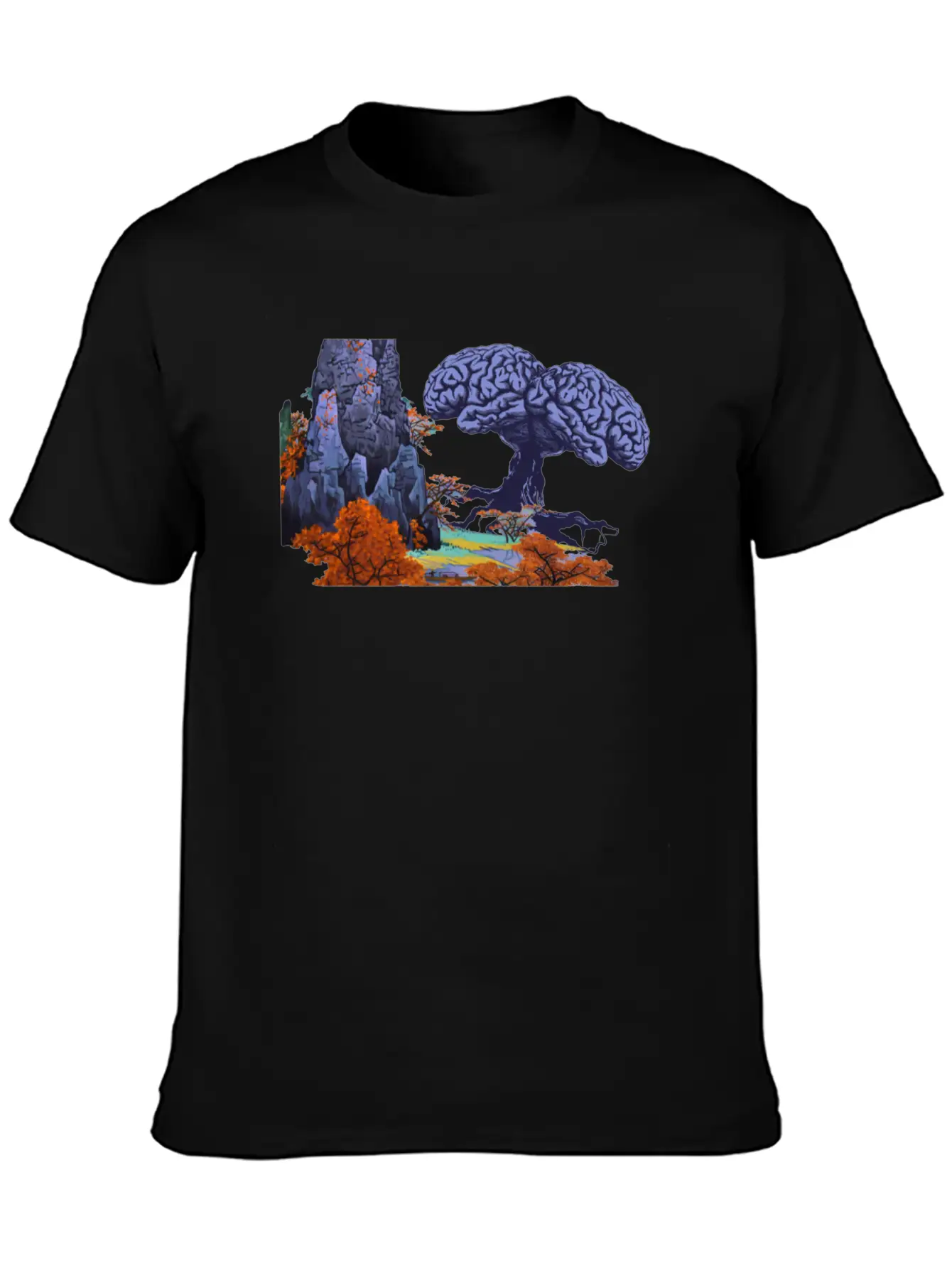 Mystical Forest With Brainbaum Soft Cotton Short Sleeve Tee – Unisex Wardrobe Staple