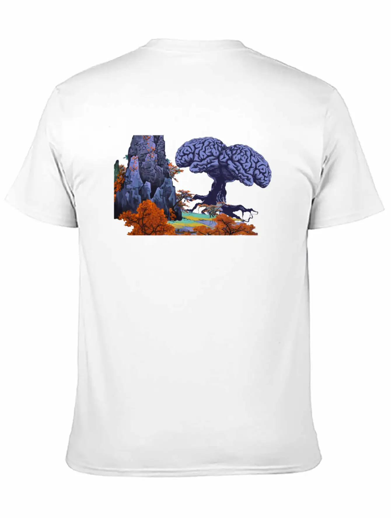 Mystical Forest With Brainbaum Soft Cotton Short Sleeve Tee – Unisex Wardrobe Staple