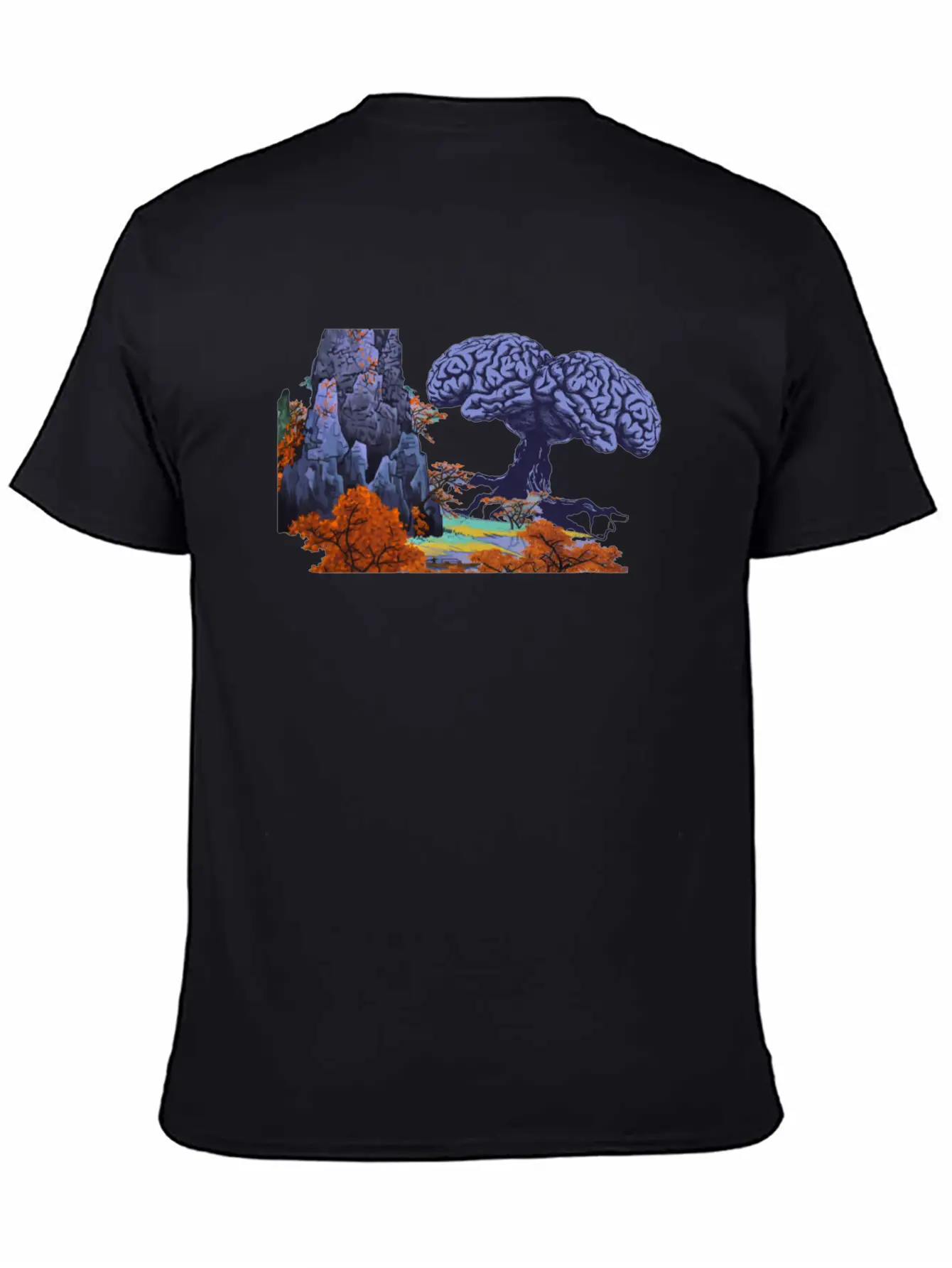 Mystical Forest With Brainbaum Soft Cotton Short Sleeve Tee – Unisex Wardrobe Staple