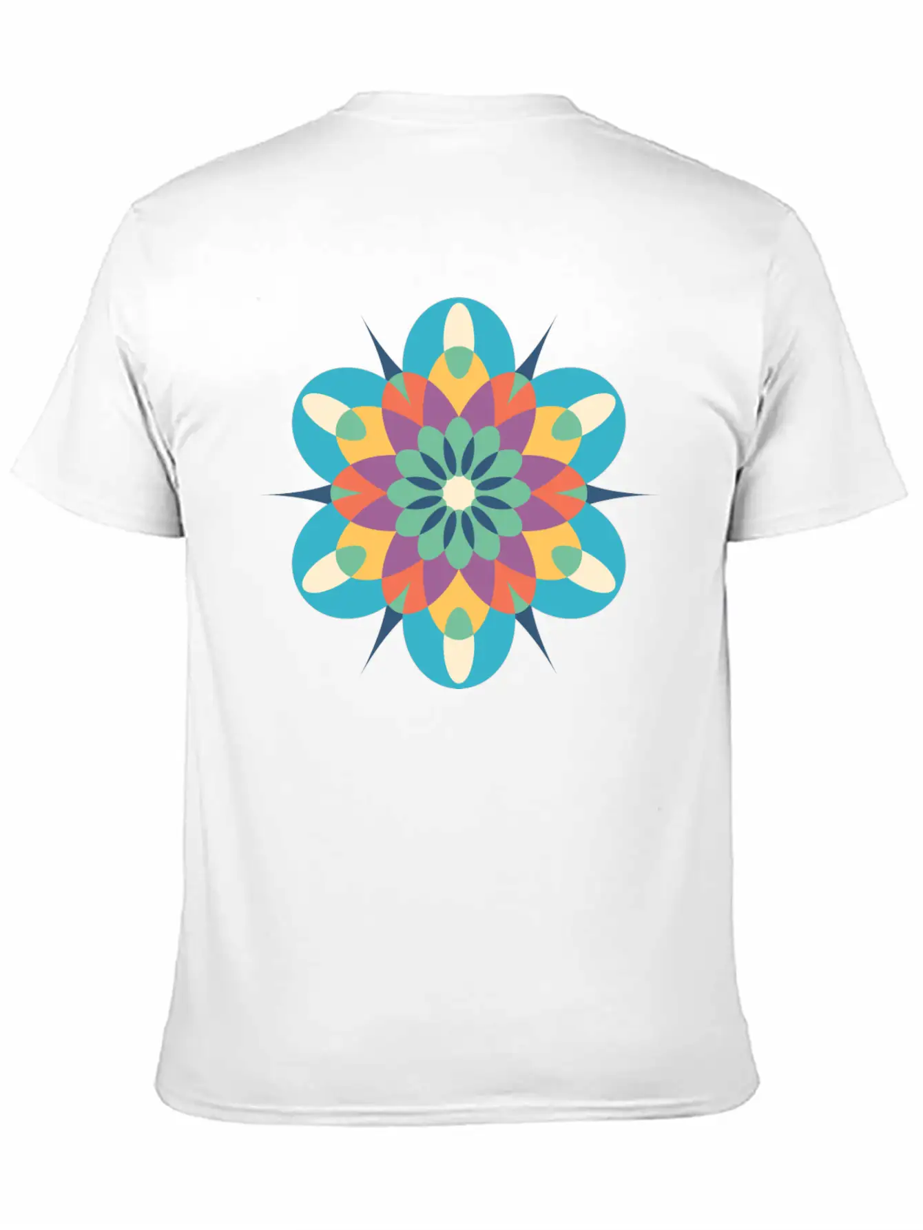 Mystical Mandala Modern Fit Casual T-Shirt – Clean And Versatile Design