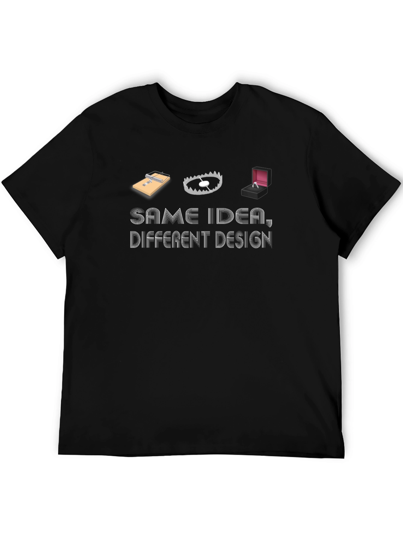 Same Idea T-Shirt Funny Marriage Proposal Trap Tee