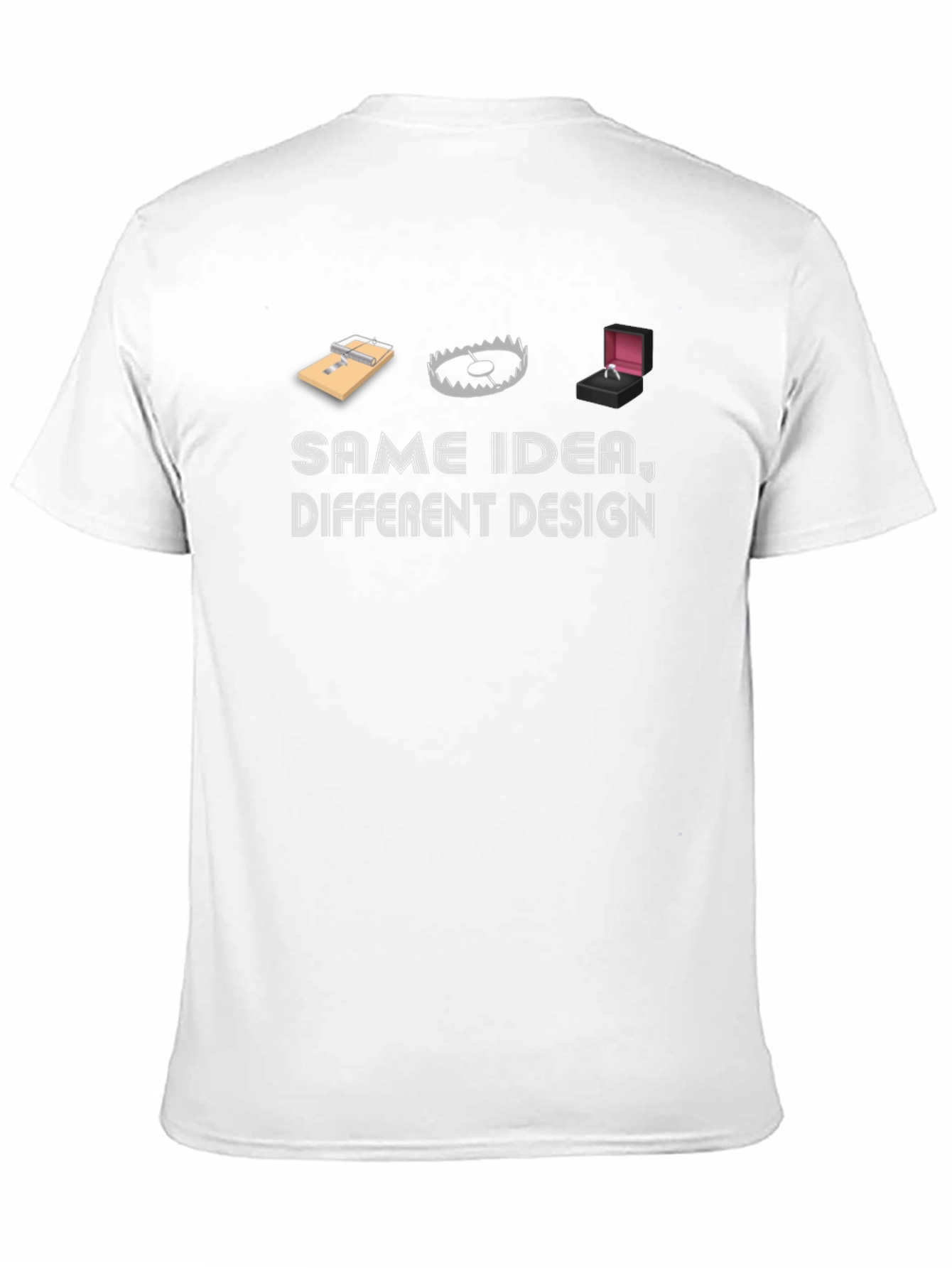 Same Idea T-Shirt Funny Marriage Proposal Trap Tee
