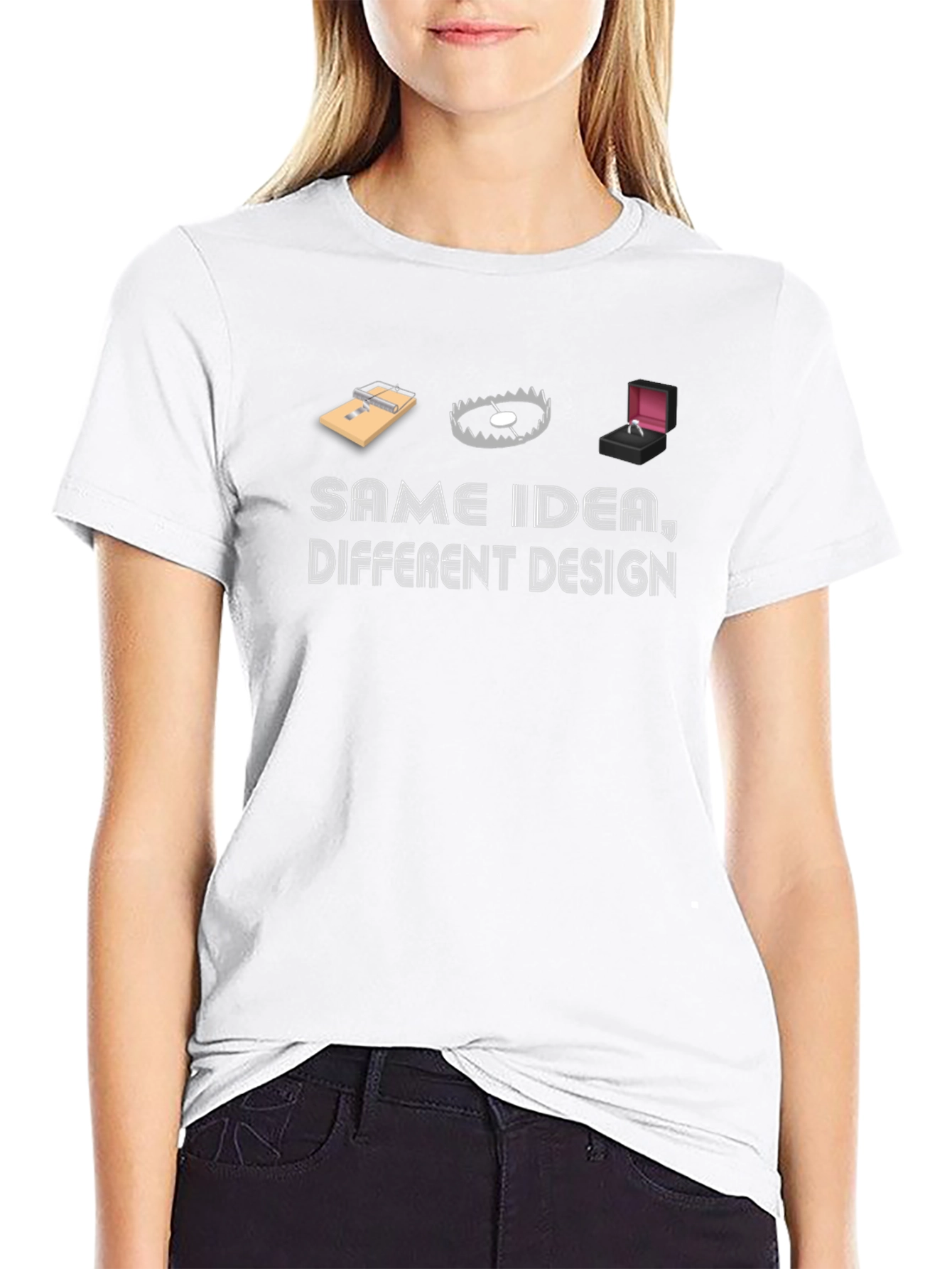 Same Idea T-Shirt Funny Marriage Proposal Trap Tee
