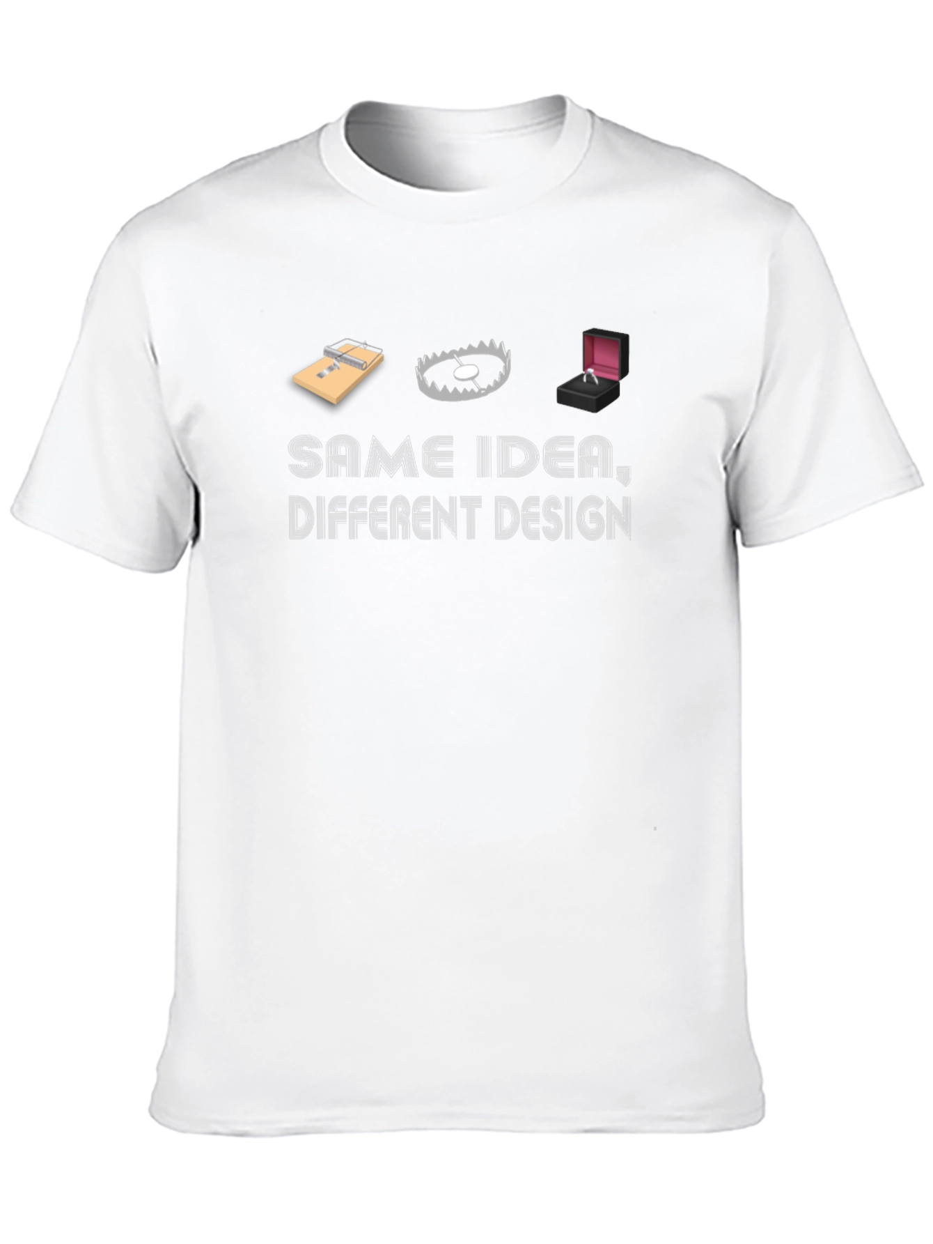 Same Idea T-Shirt Funny Marriage Proposal Trap Tee