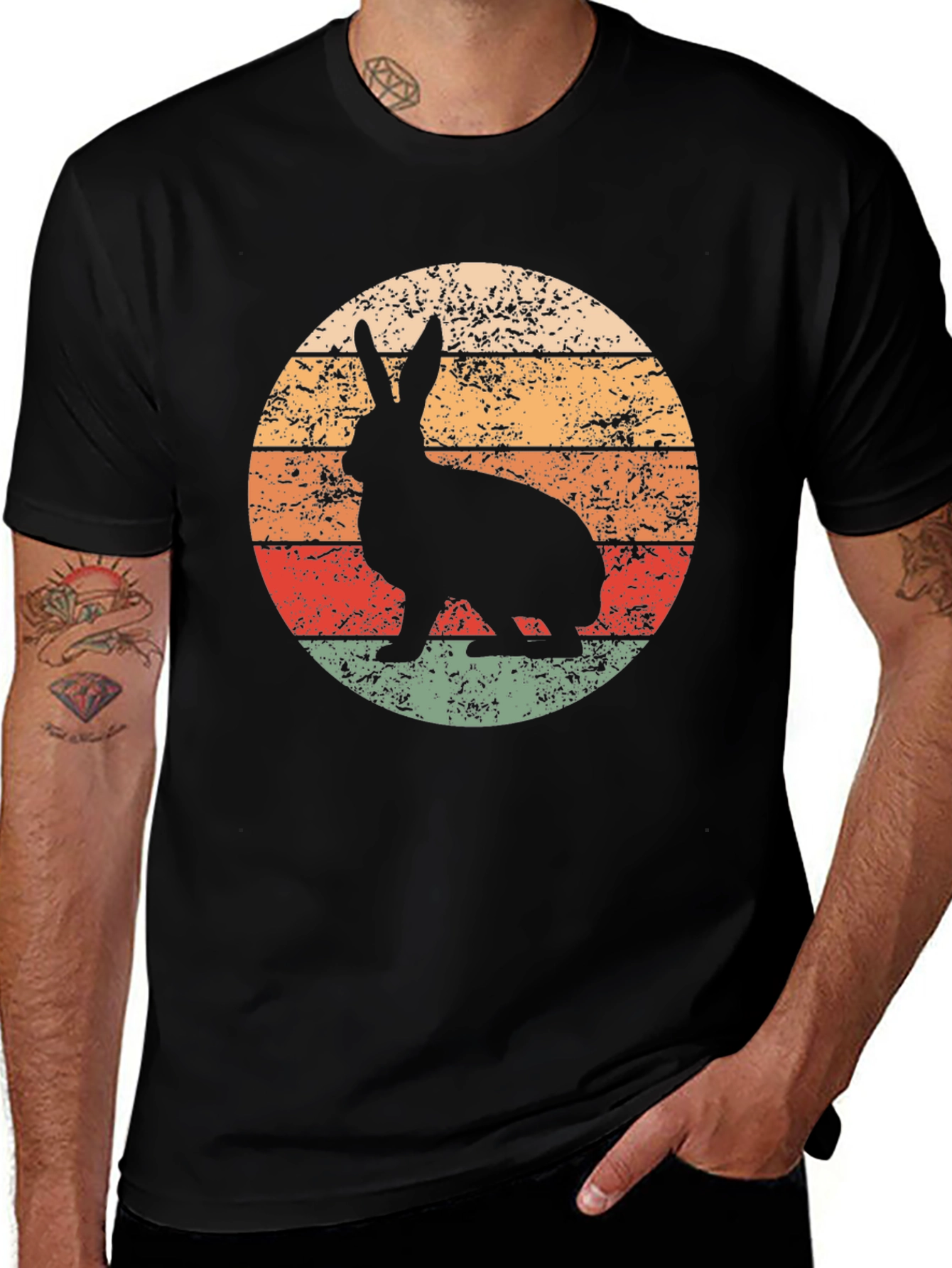 Retro Rabbit Graphic Tee