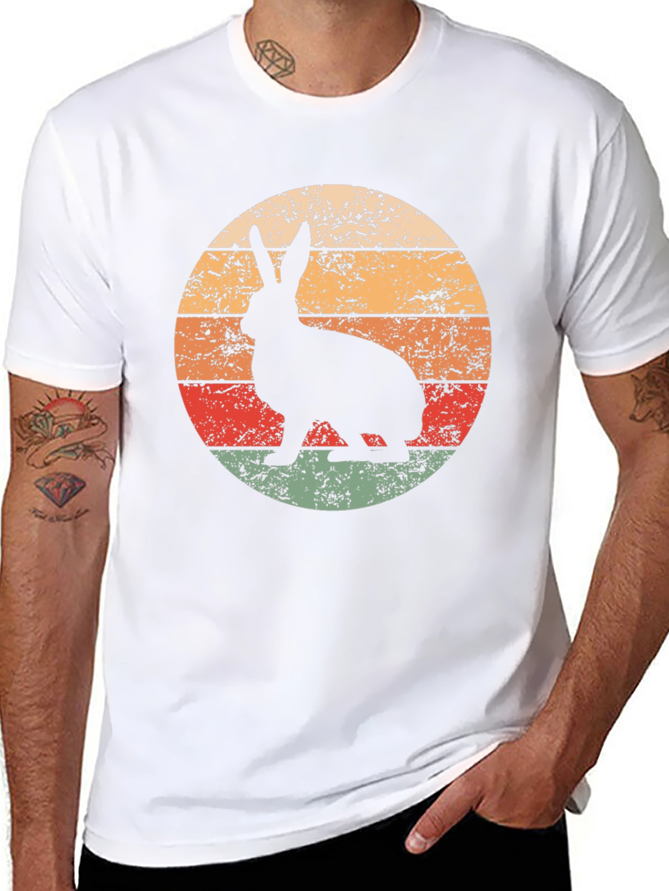 Retro Rabbit Graphic Tee