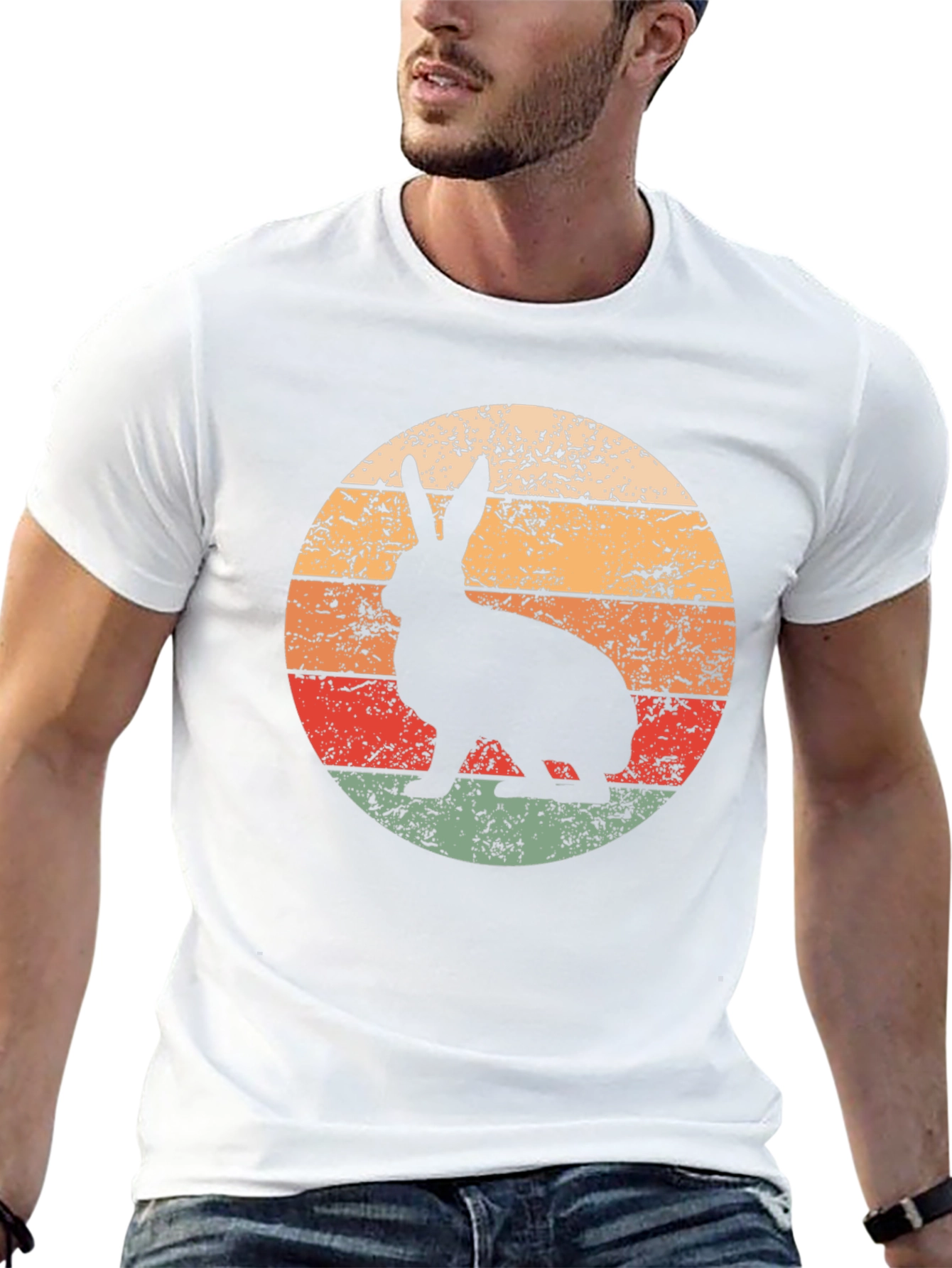 Retro Rabbit Graphic Tee