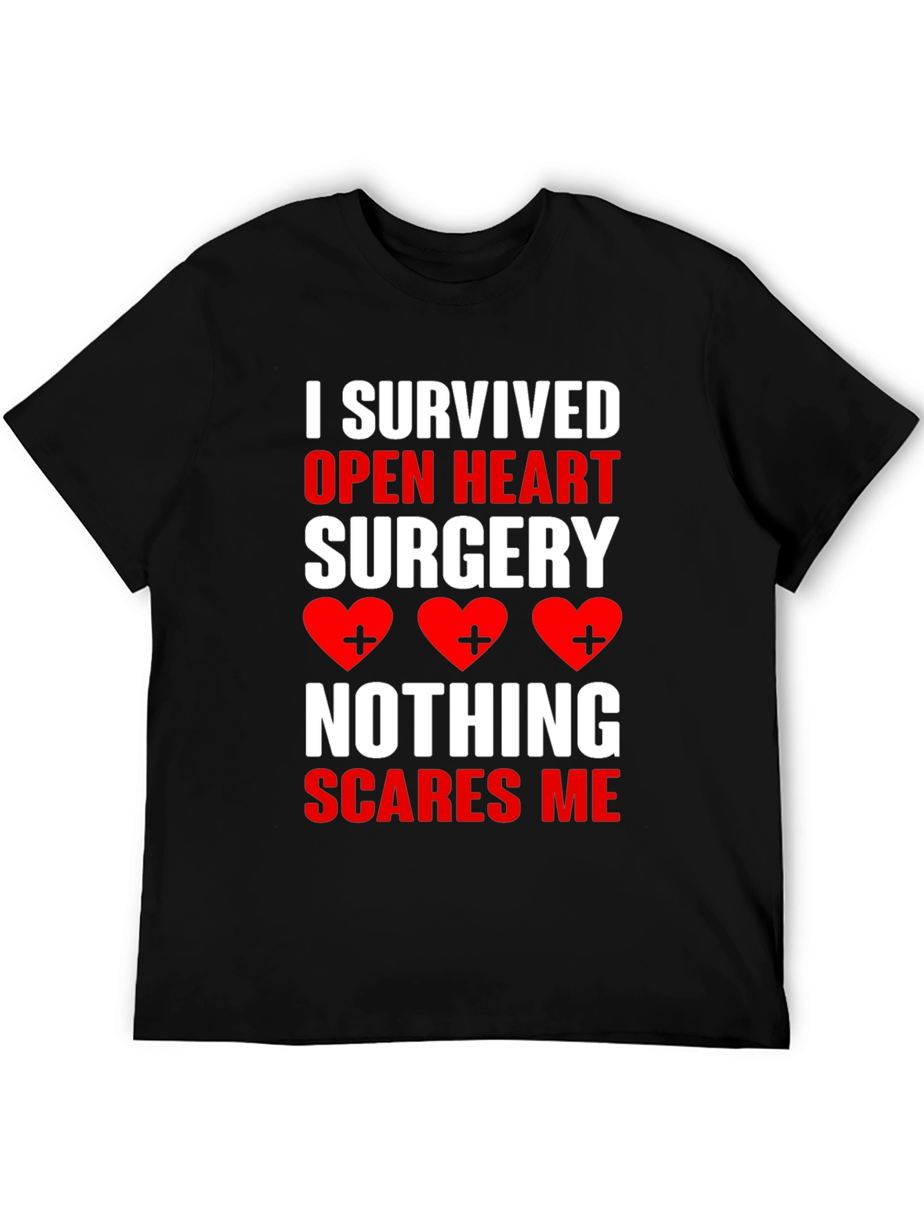 Open Heart Surgery Survivor Graphic T-Shirt