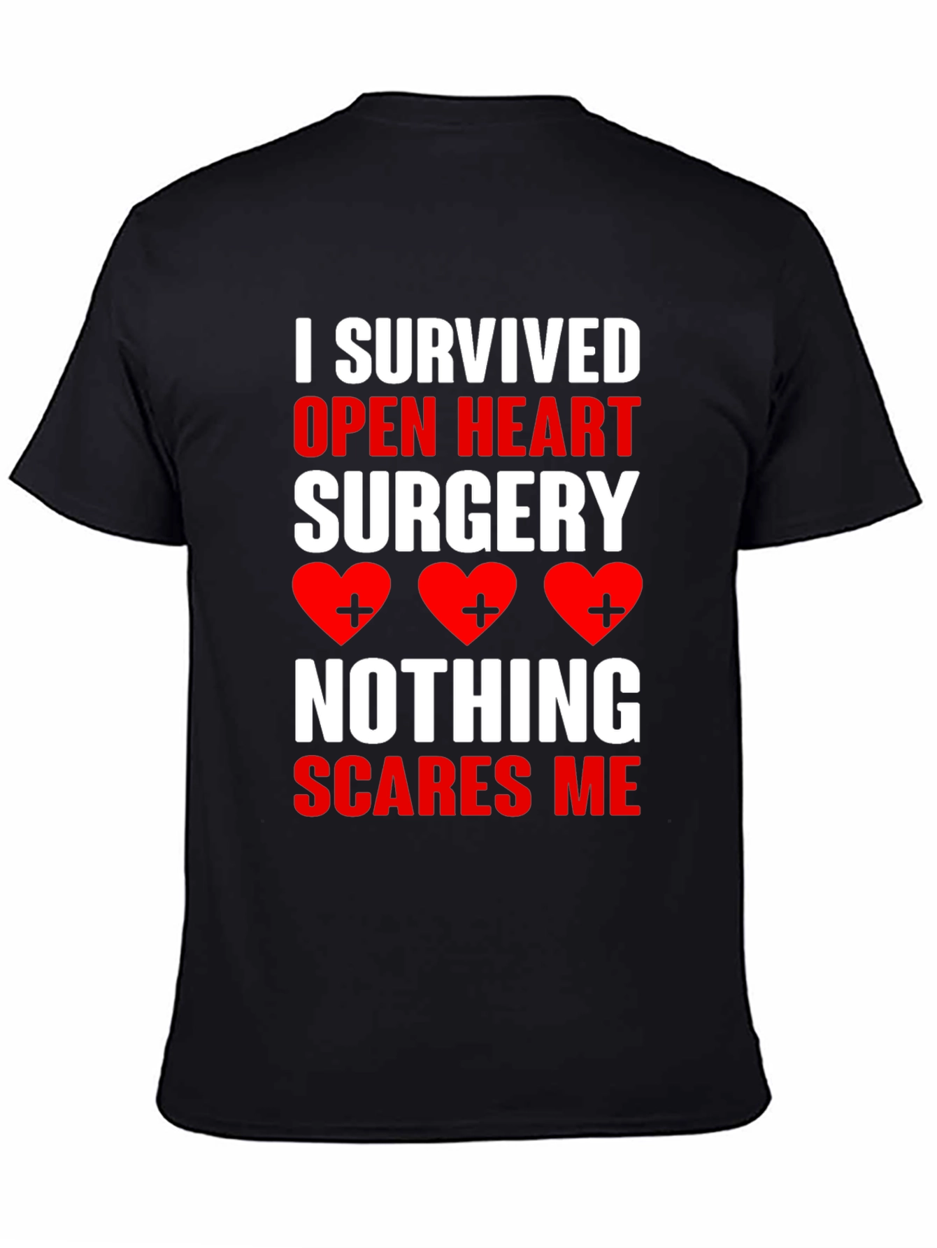Open Heart Surgery Survivor Graphic T-Shirt
