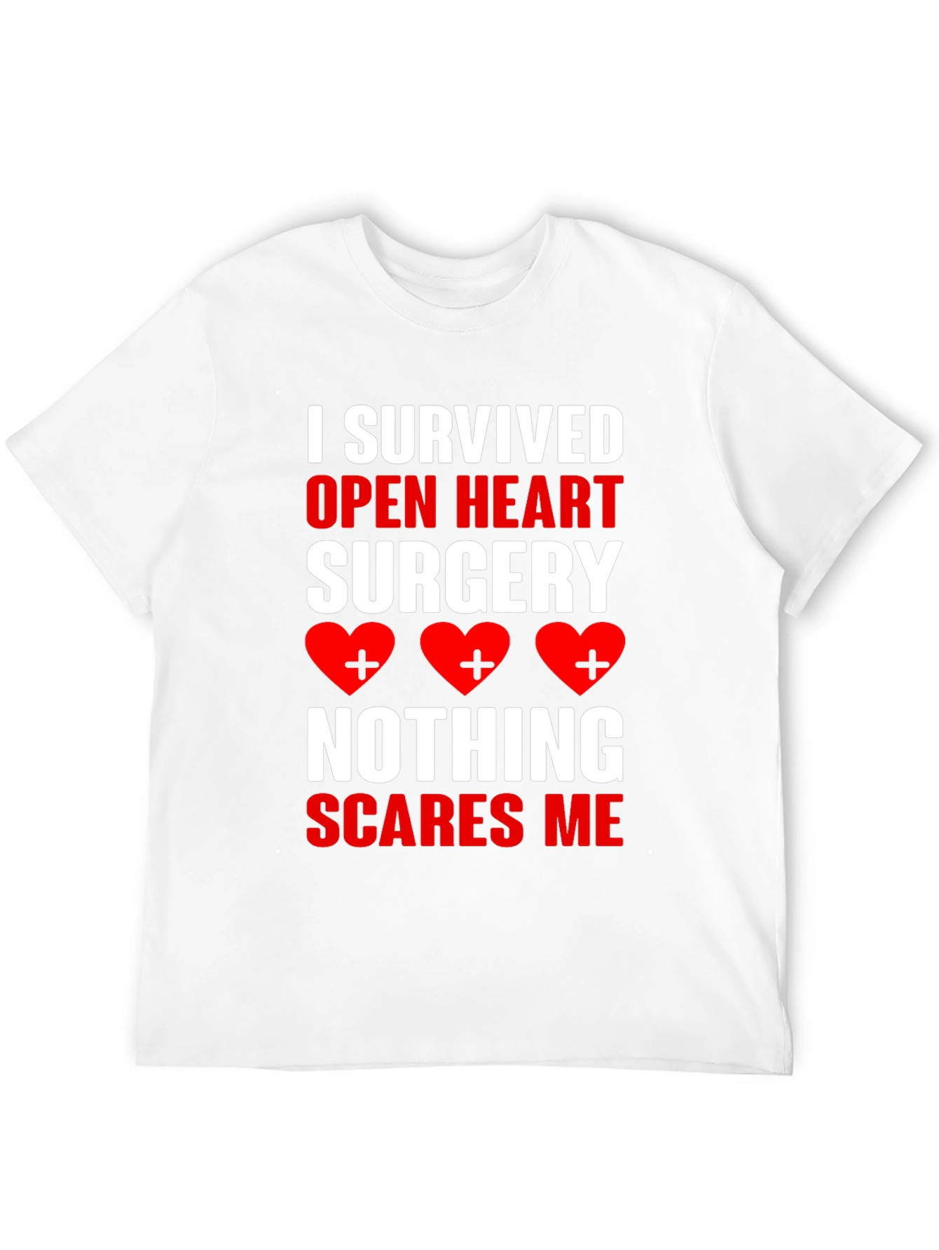 Open Heart Surgery Survivor Graphic T-Shirt