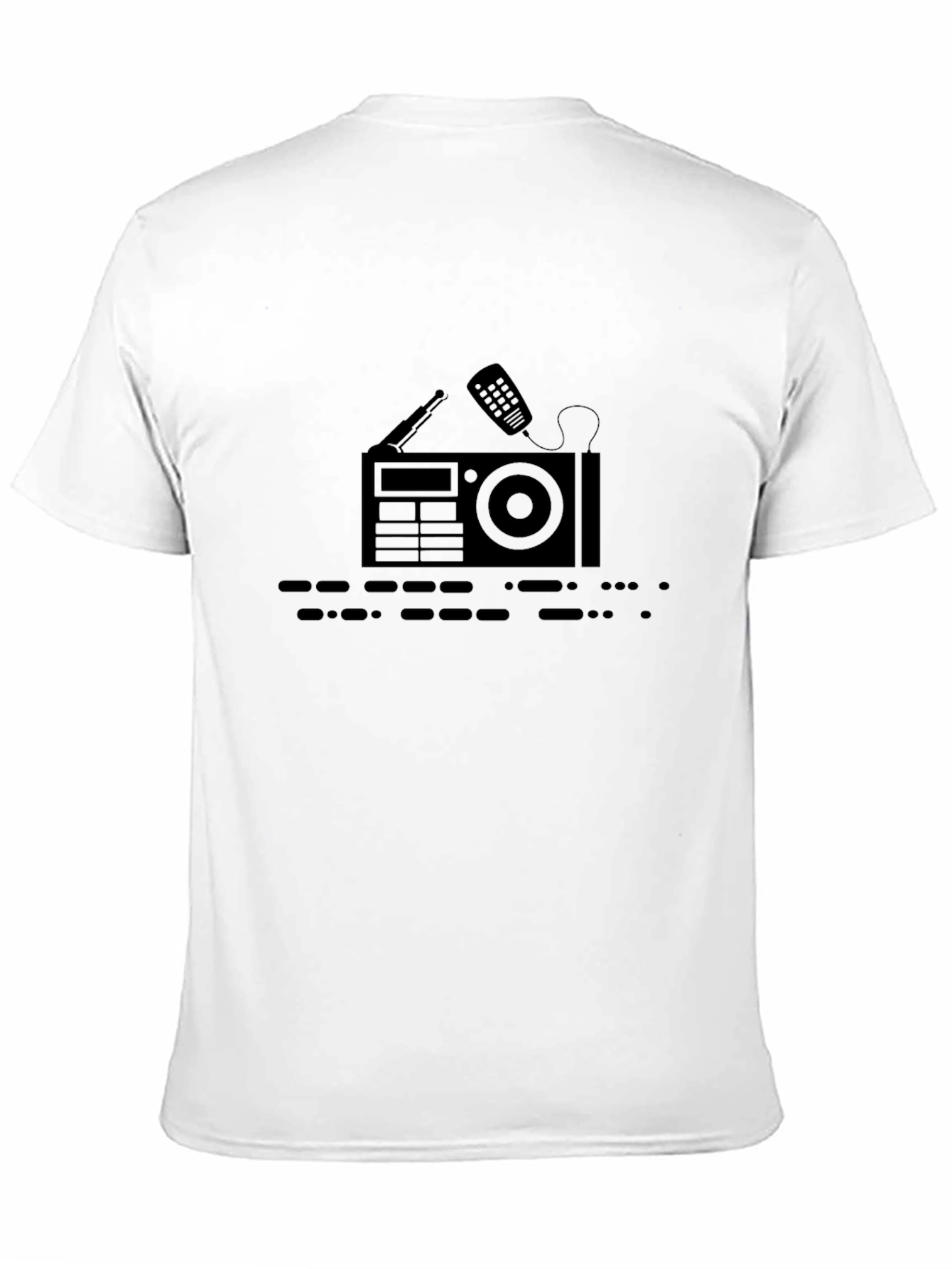 Retro Radio Graphic Tee - Classic Style