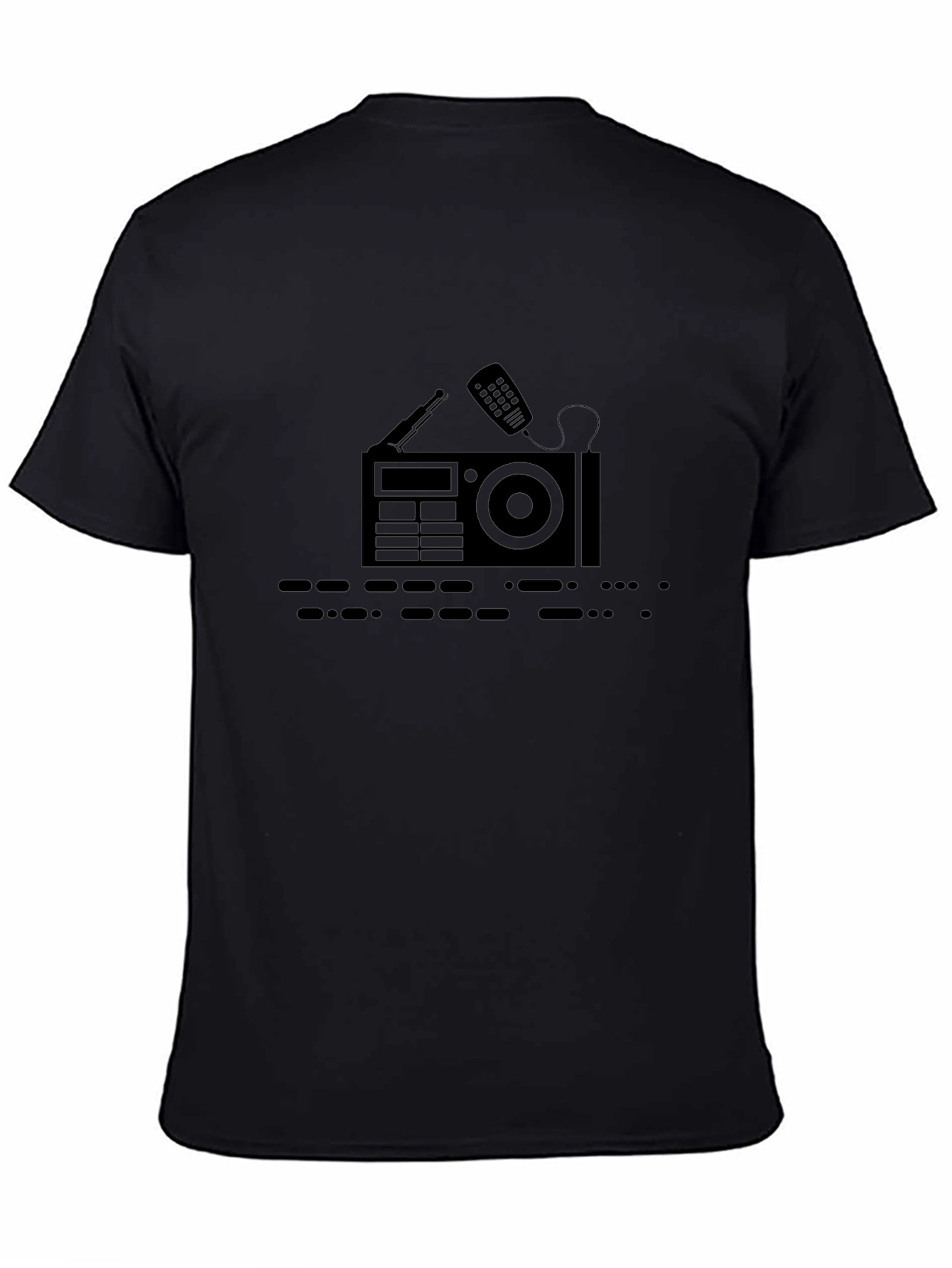 Retro Radio Graphic Tee - Classic Style