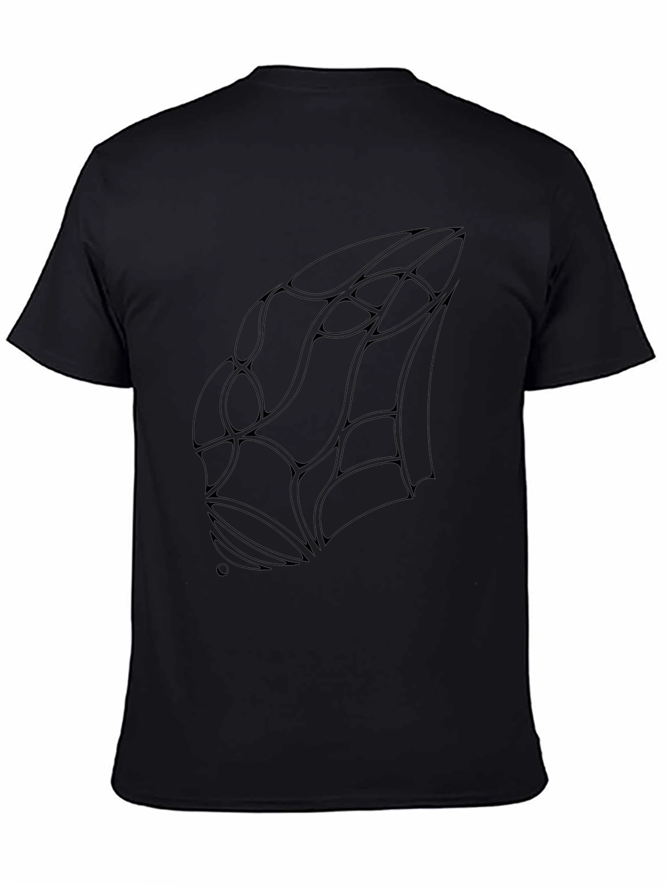 Abstract Black T-Shirt