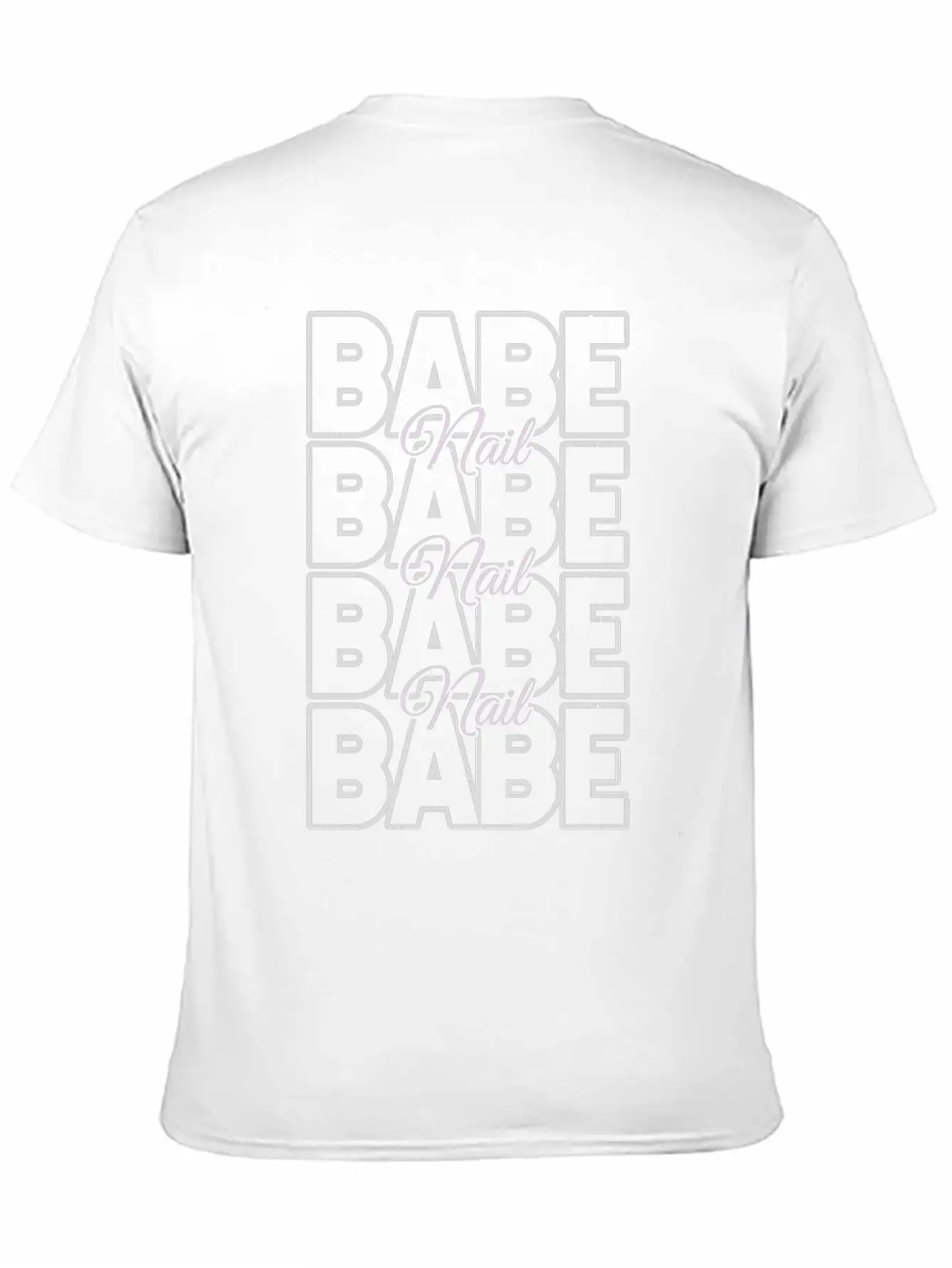 Nail Babe Nail Artist Nail Technician Modern Fit Casual T-Shirt – Clean And Versatile Design