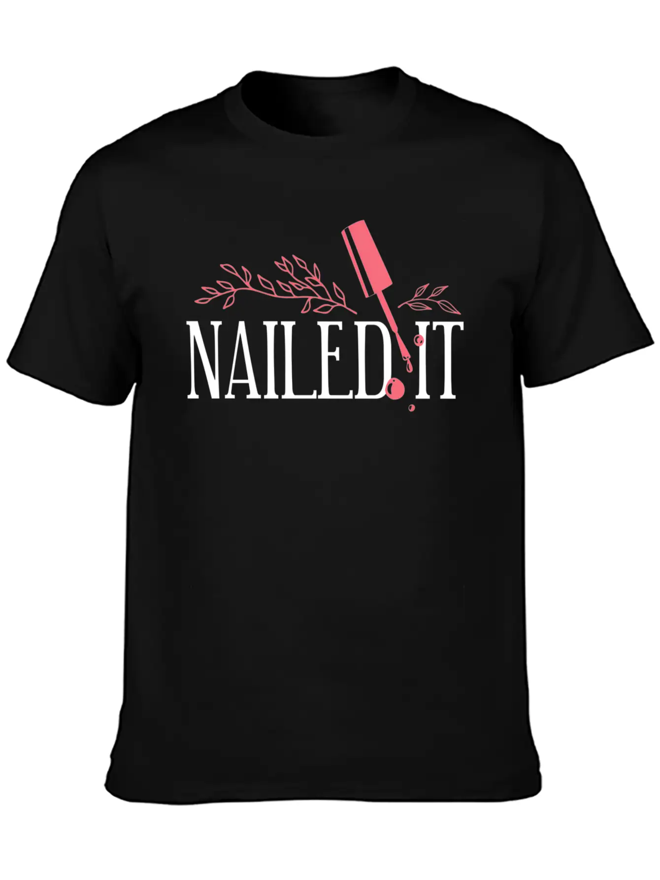 Nail Tech Quote Work Uniform Nail Polish Relaxed Everyday Tee – Lightweight And Durable Cotton