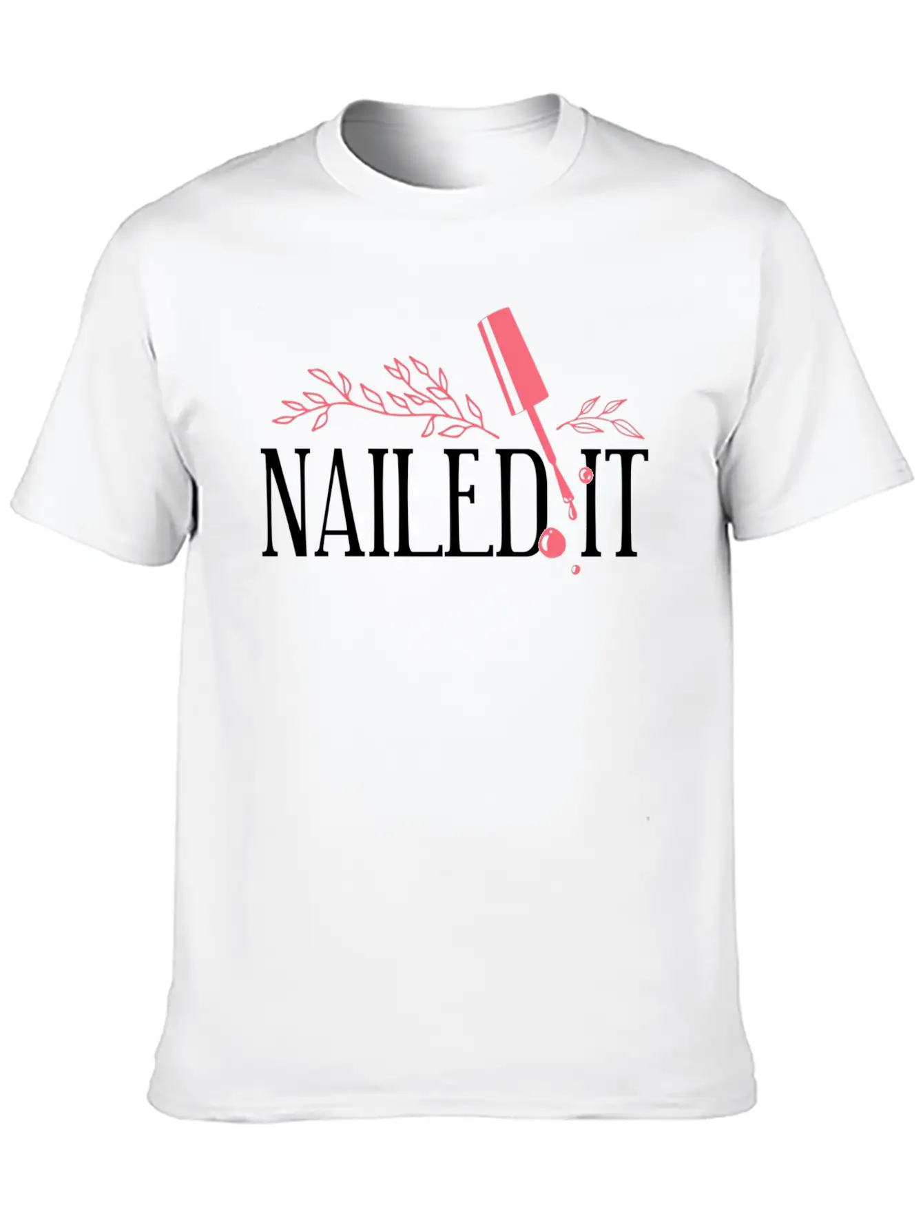 Nail Tech Quote Work Uniform Nail Polish Relaxed Everyday Tee – Lightweight And Durable Cotton