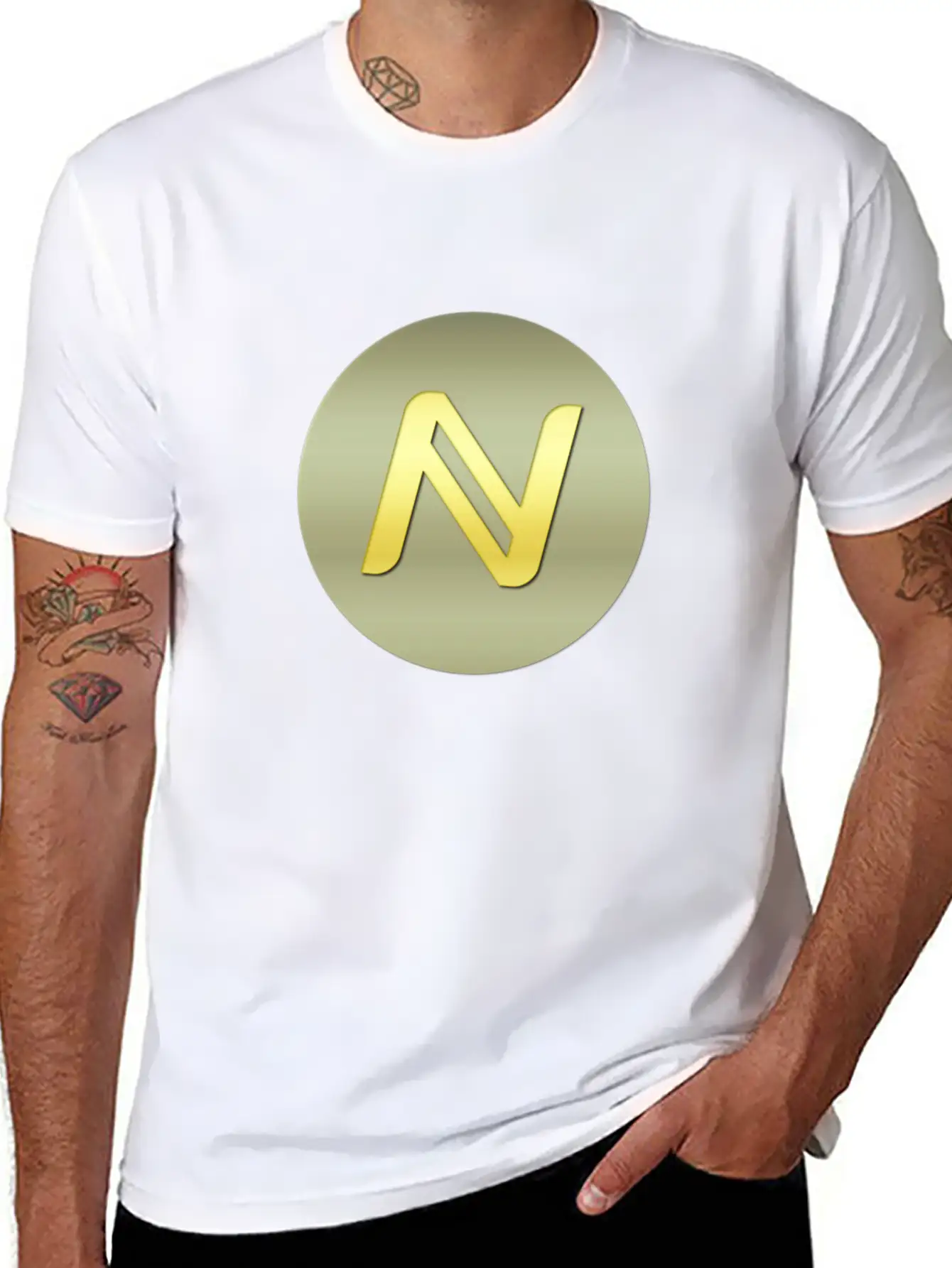 Namecoin LOGO 3D E A Classic Fit Graphic Tee For Daily Comfort – Unisex Cotton Shirt