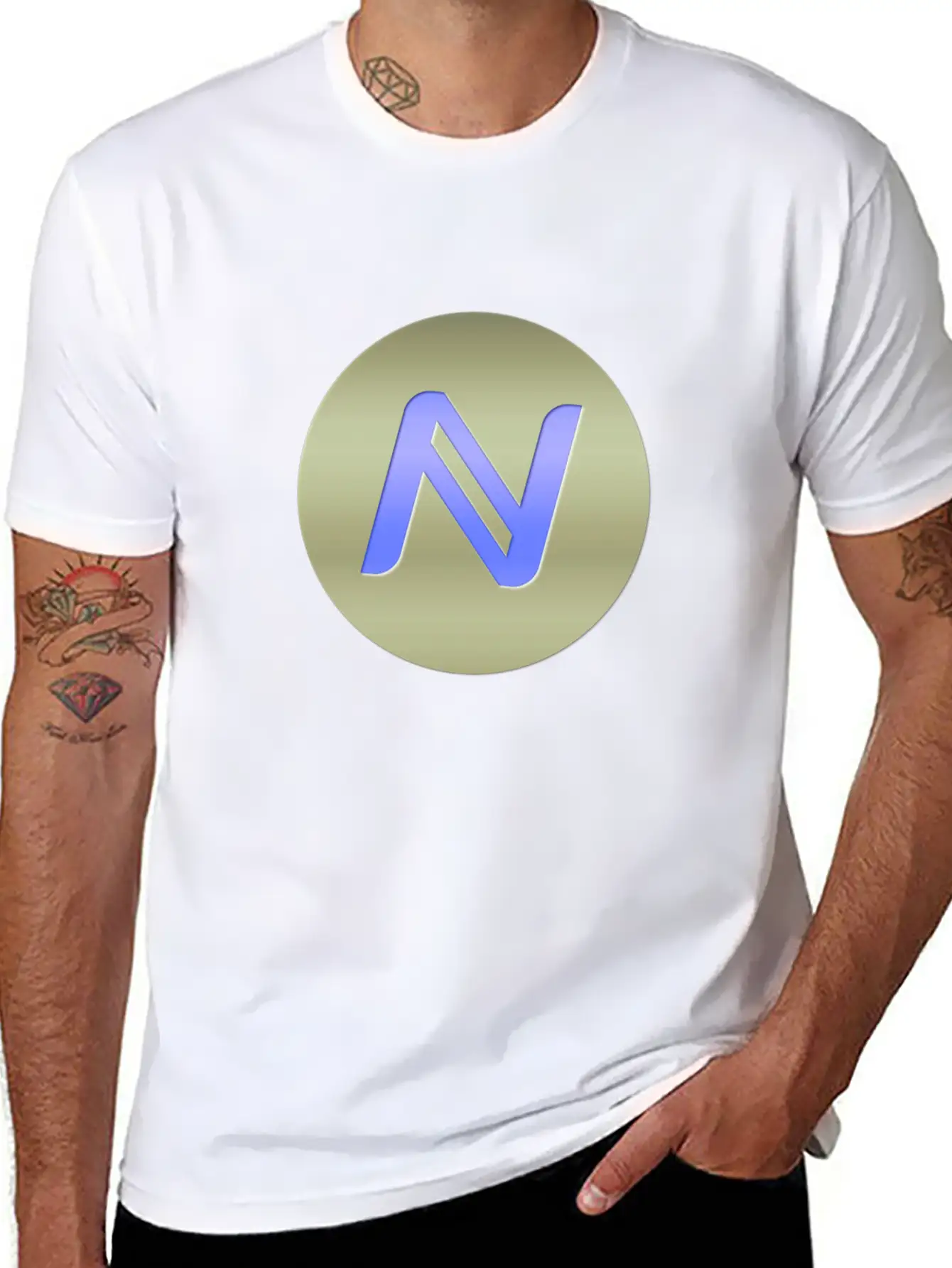 Namecoin LOGO C1 Essential Cotton Tee For Daily Outfits – Unisex Style