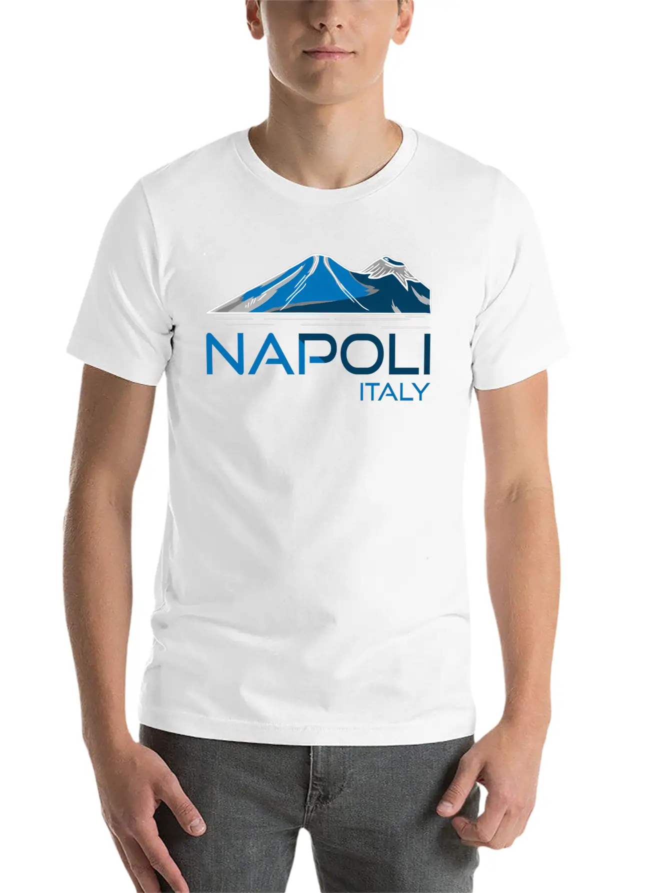 Napoli Italy Mt Vesuvius Unisex Casual T-Shirt – Clean Design For Daily Comfort