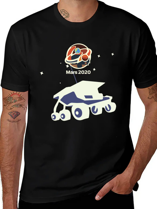 NASA Mars 2020 Rover Basic Graphic T-Shirt – Daily Comfort In Soft Cotton