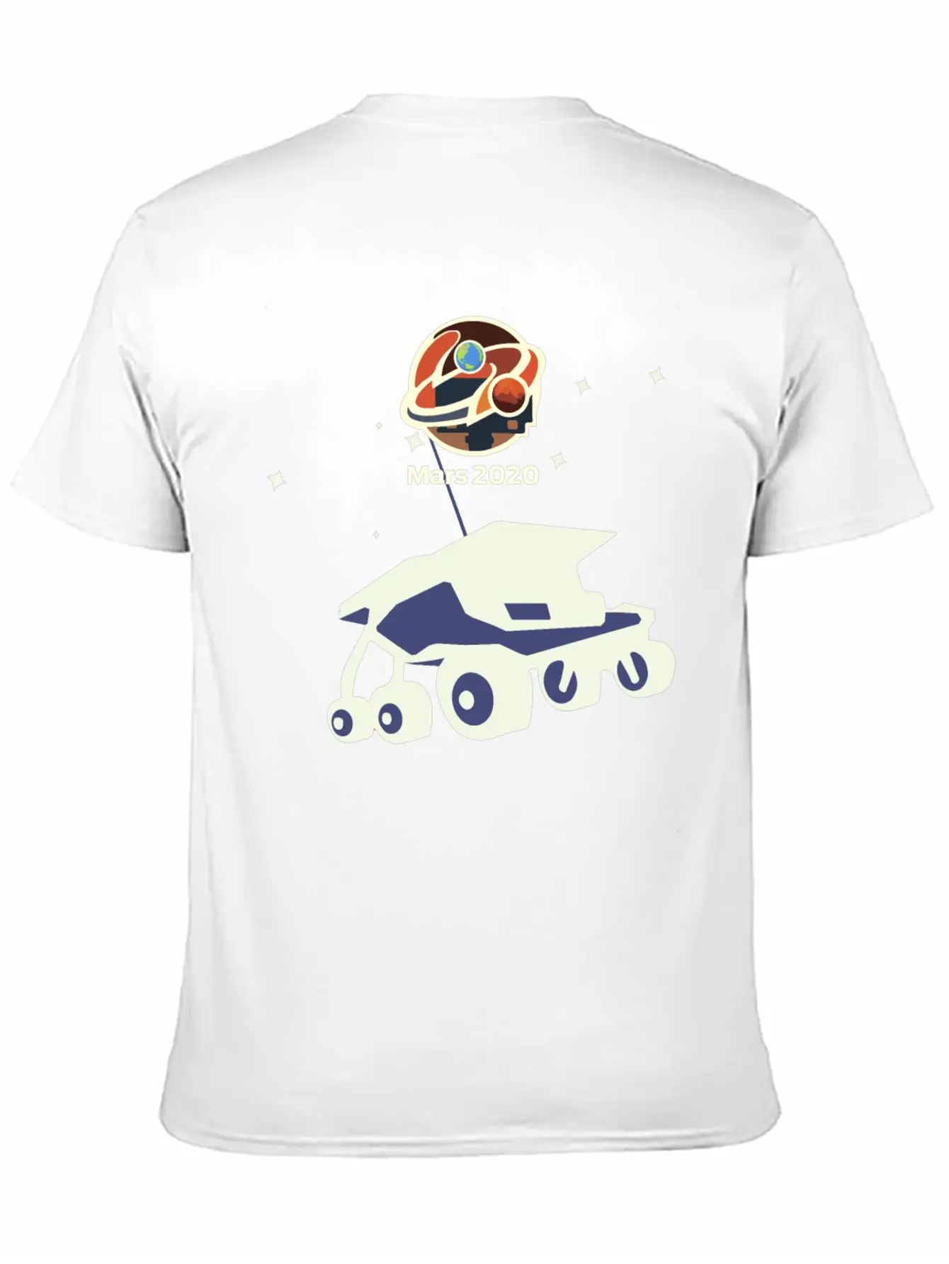 NASA Mars 2020 Rover Basic Graphic T-Shirt – Daily Comfort In Soft Cotton