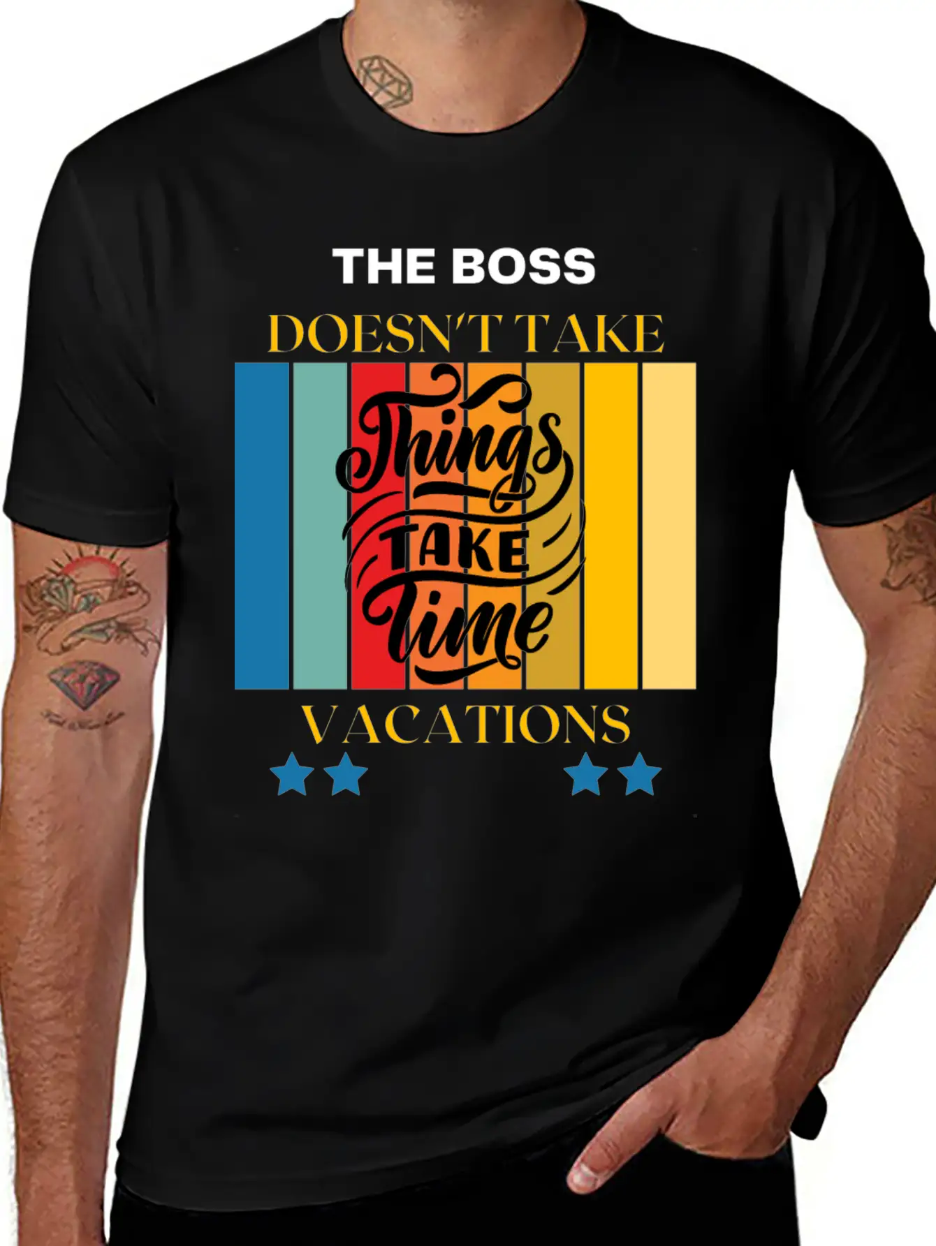 National Boss Day 1958 Modern Fit Casual T-Shirt – Clean And Versatile Design