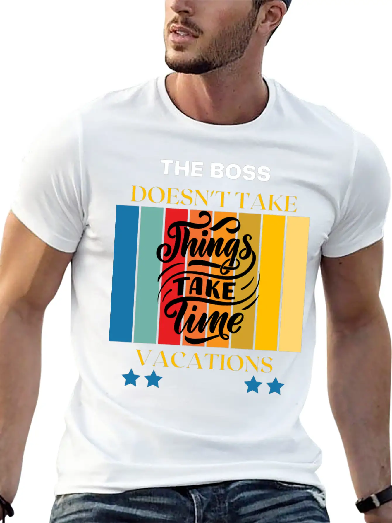 National Boss Day 1958 Modern Fit Casual T-Shirt – Clean And Versatile Design