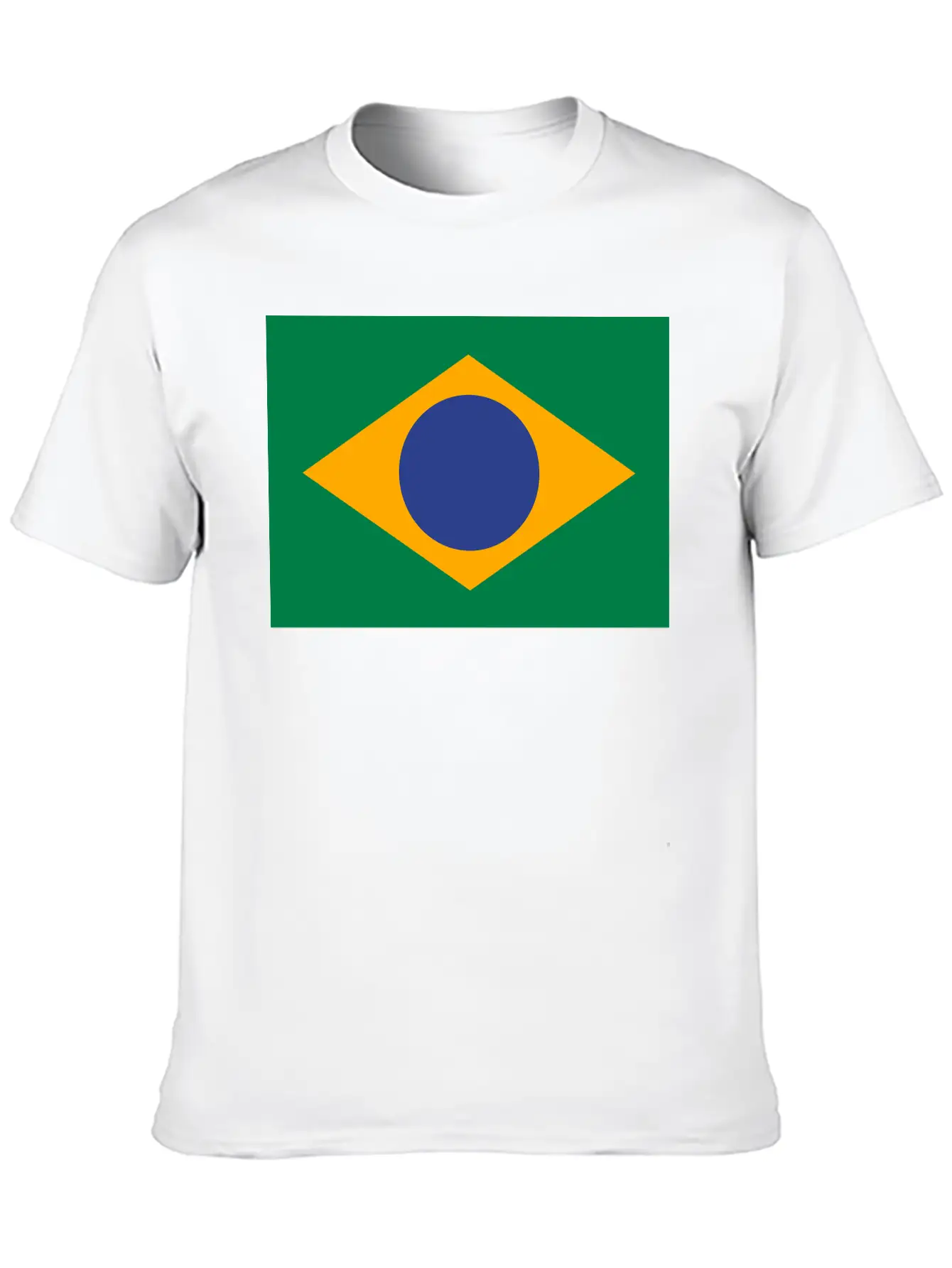 National Flag Of Brazil Modern Fit Casual T-Shirt – Clean And Versatile Design