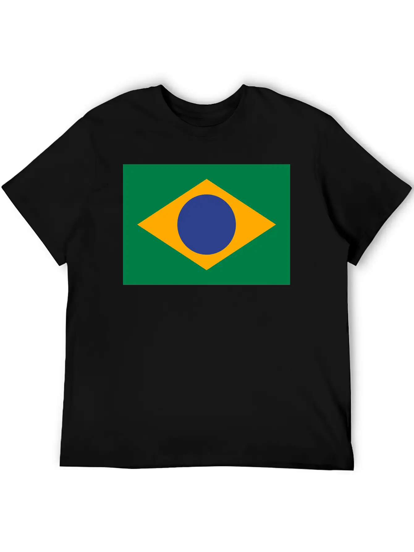 National Flag Of Brazil Modern Fit Casual T-Shirt – Clean And Versatile Design