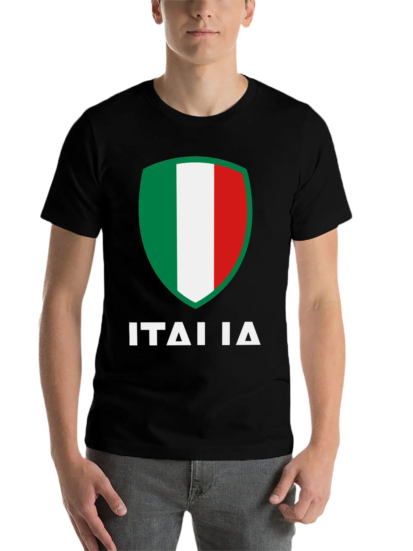 National Flag Of Italy Unisex Casual T-Shirt – Clean Design For Daily Comfort