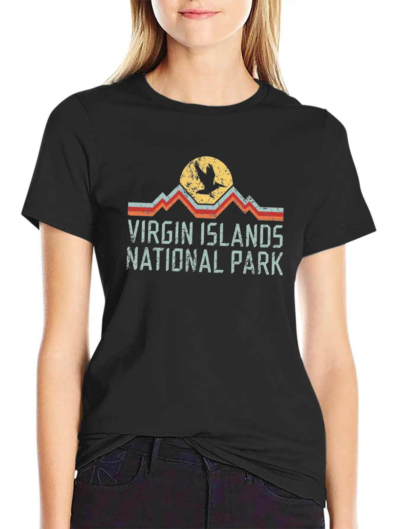 National Park United States Conservation Modern Fit Casual T-Shirt – Clean And Versatile Design