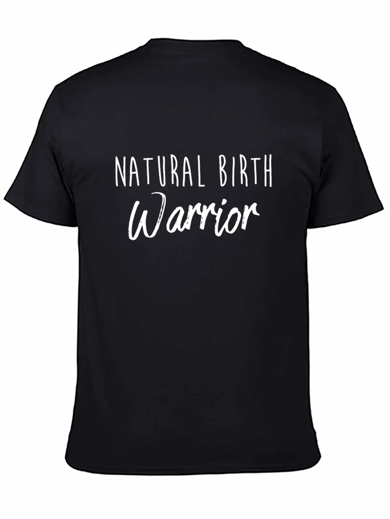 Natural Birth Warrior Mom Print Soft Cotton Short Sleeve Tee – Unisex Wardrobe Staple